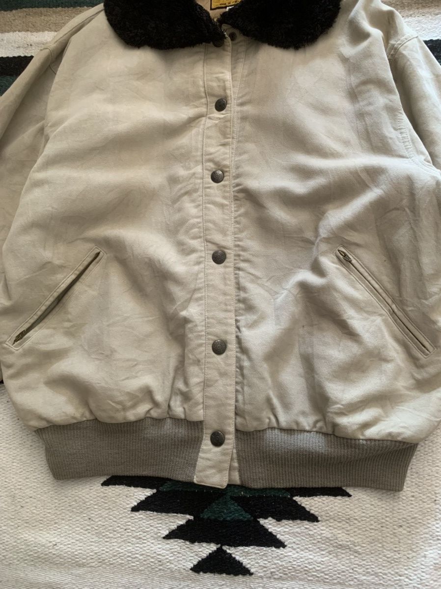 Fendi × Fragment Design ⚡️RARE⚡️Vintage 70s Fendi Varsity Bomber jacket Letterman Size US L / EU 52-54 / 3 - 4 Thumbnail