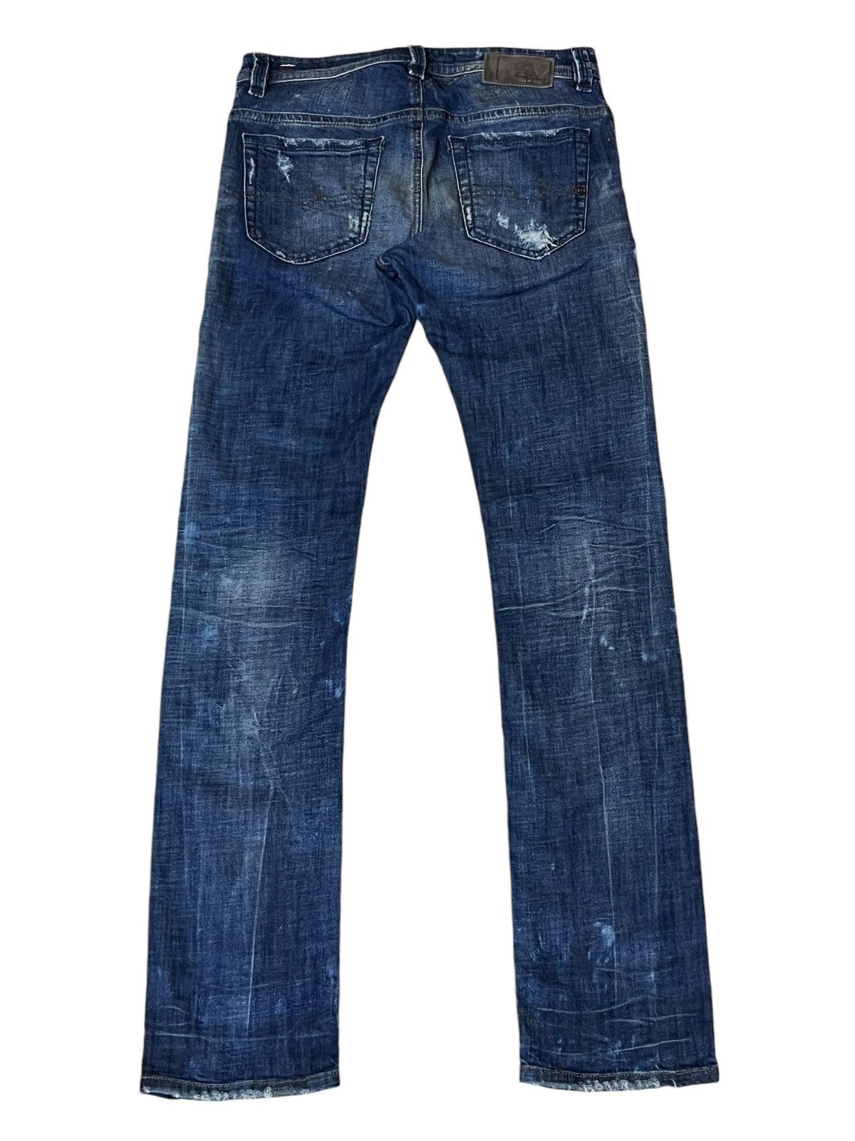 Diesel SICK🔥DIESEL SLIM SKINNY S/S 2016 DISTRESSED STYLE JEANS Size US 31 - 2 Thumbnail