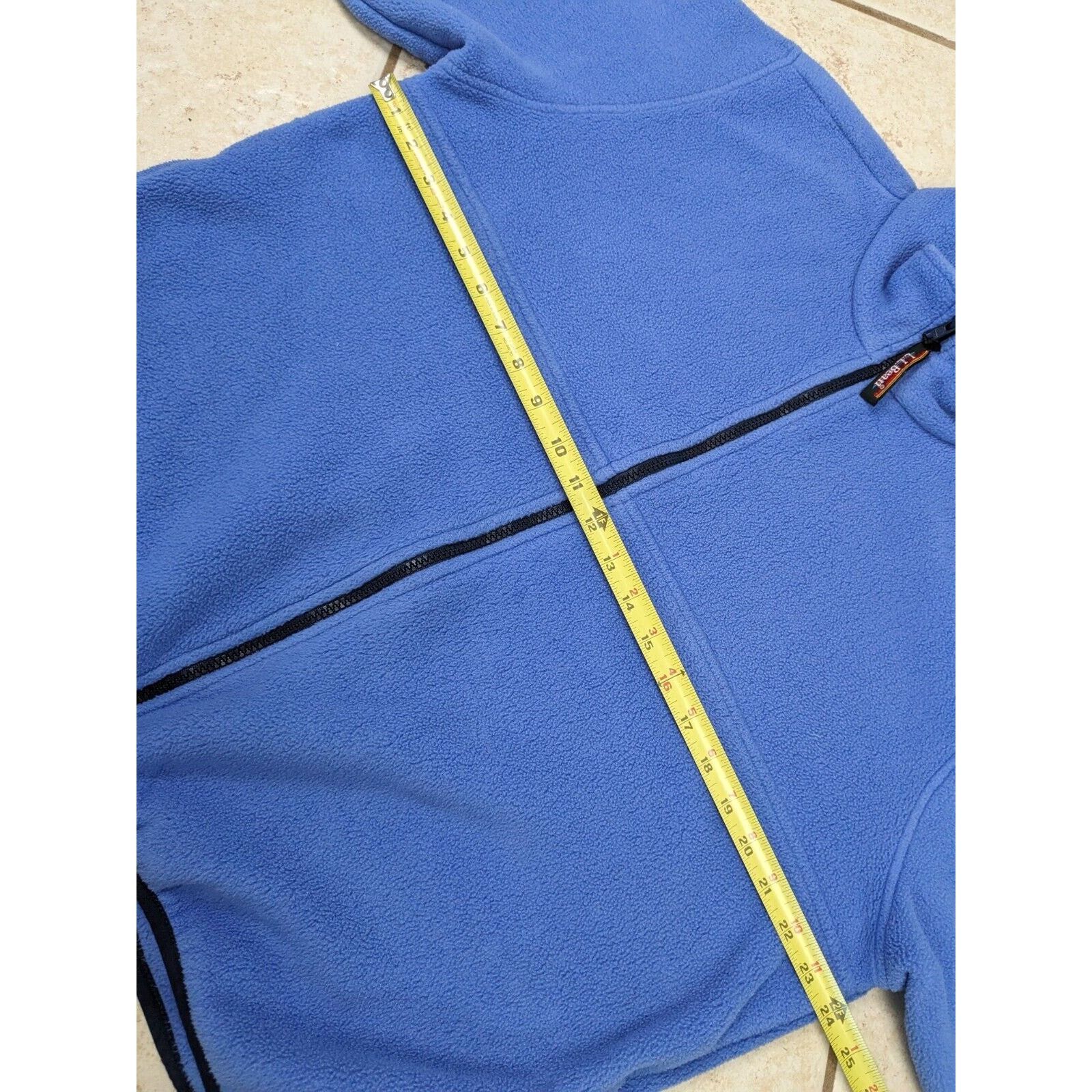 L.L. Bean Vtg LL Bean Jacket Light Blue Lavender Fleece Zip Polartec Size L / US 10 / IT 46 - 9 Thumbnail