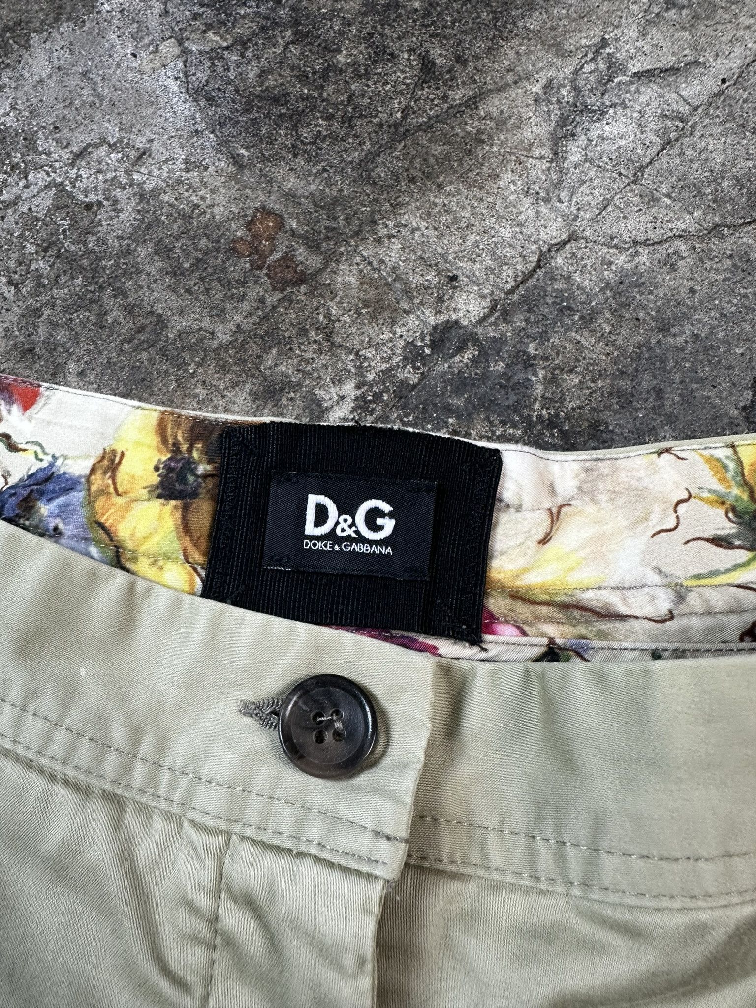 Designer × Dolce & Gabbana Vintage Y2k Dolce & Gabbana Chino Shorts Size 27" / US 4 / IT 40 - 5 Thumbnail