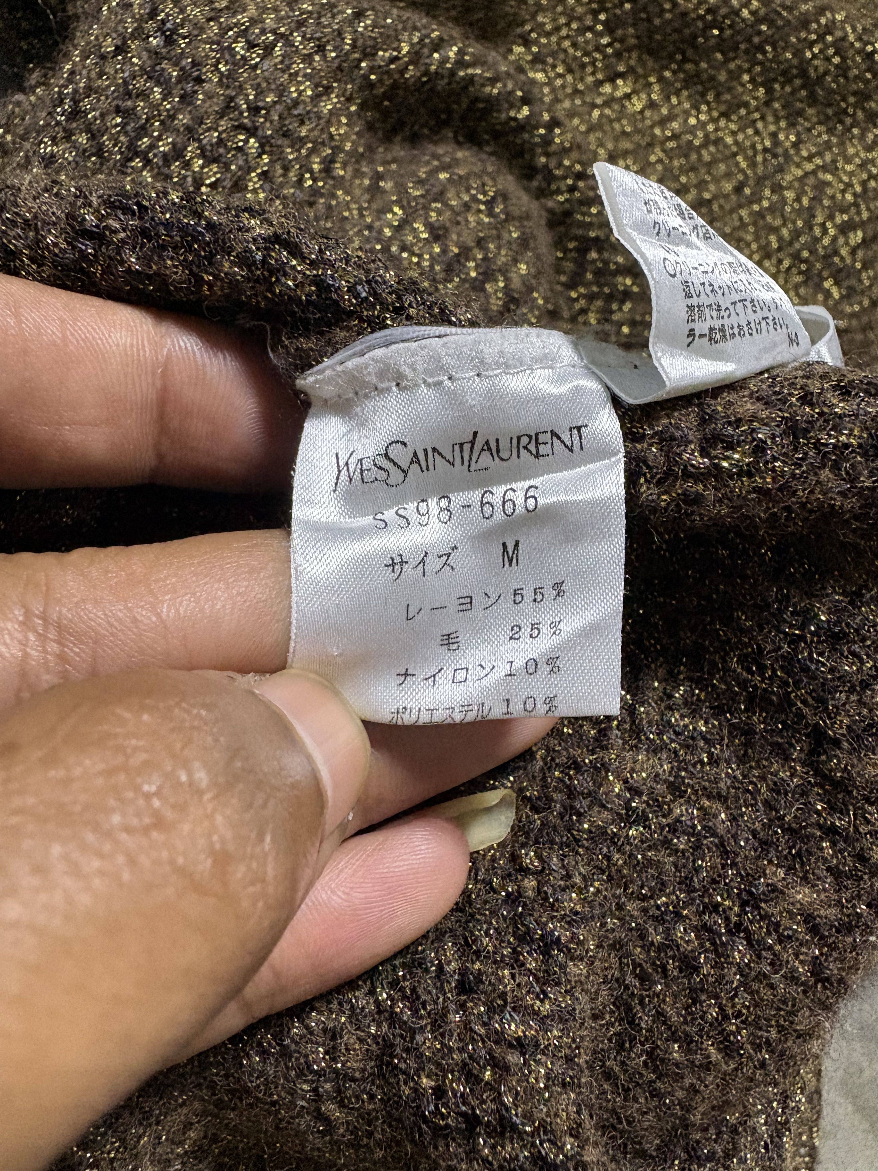 Yves Saint Laurent Vintage Yves Saint Laurent knitwear turtleneck Size M / US 6-8 / IT 42-44 - 4 Thumbnail