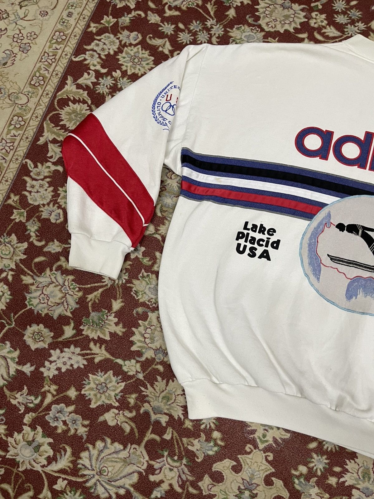 Adidas VINTAGE 1980 ADIDAS LAKE PLACID OLYMPICS SWEATSHIRT OVP Size US XL / EU 56 / 4 - 13 Thumbnail