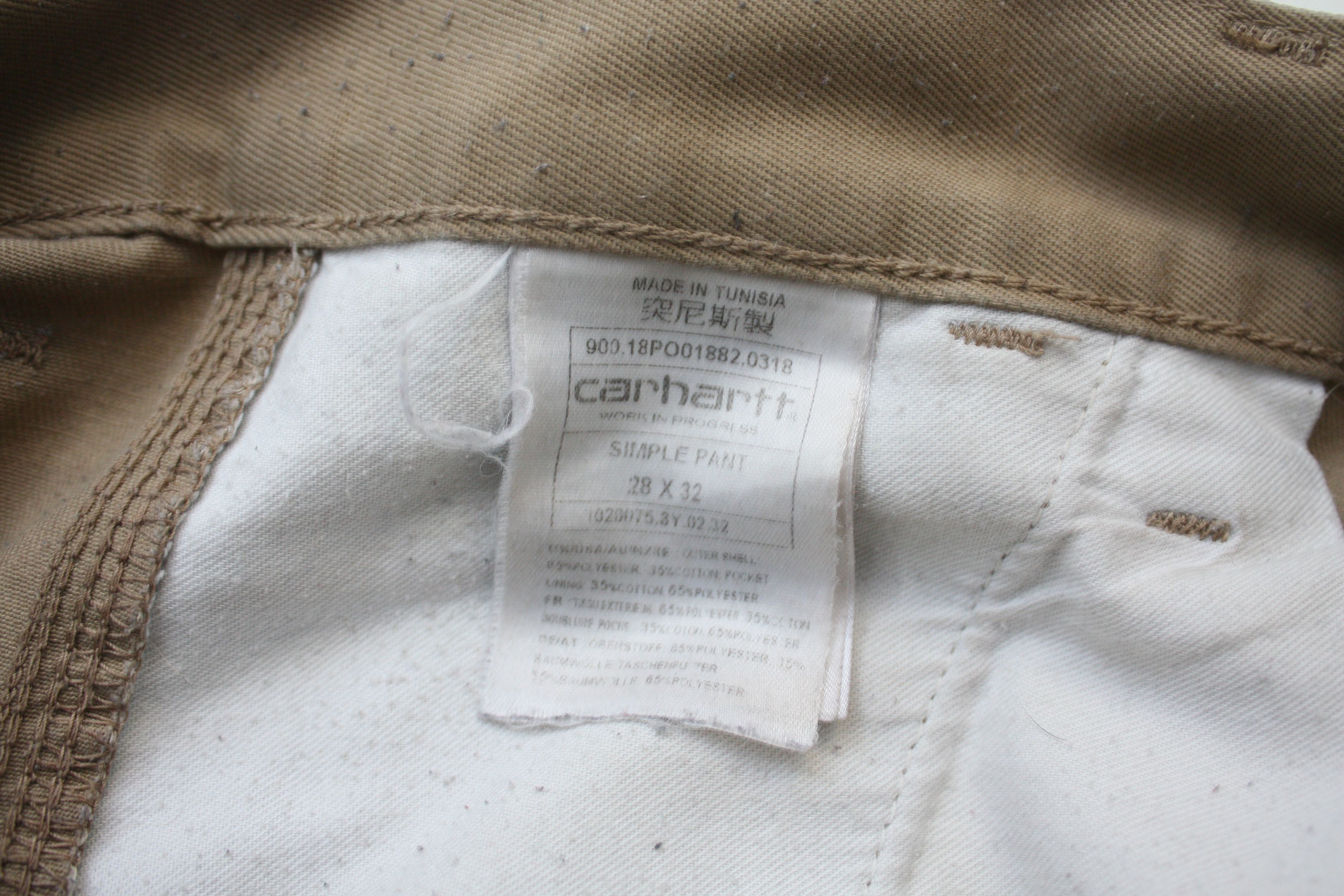 Carhartt Wip Carhartt WIP Simple Pant 28x32 Beige Size US 28 / EU 44 - 6 Thumbnail