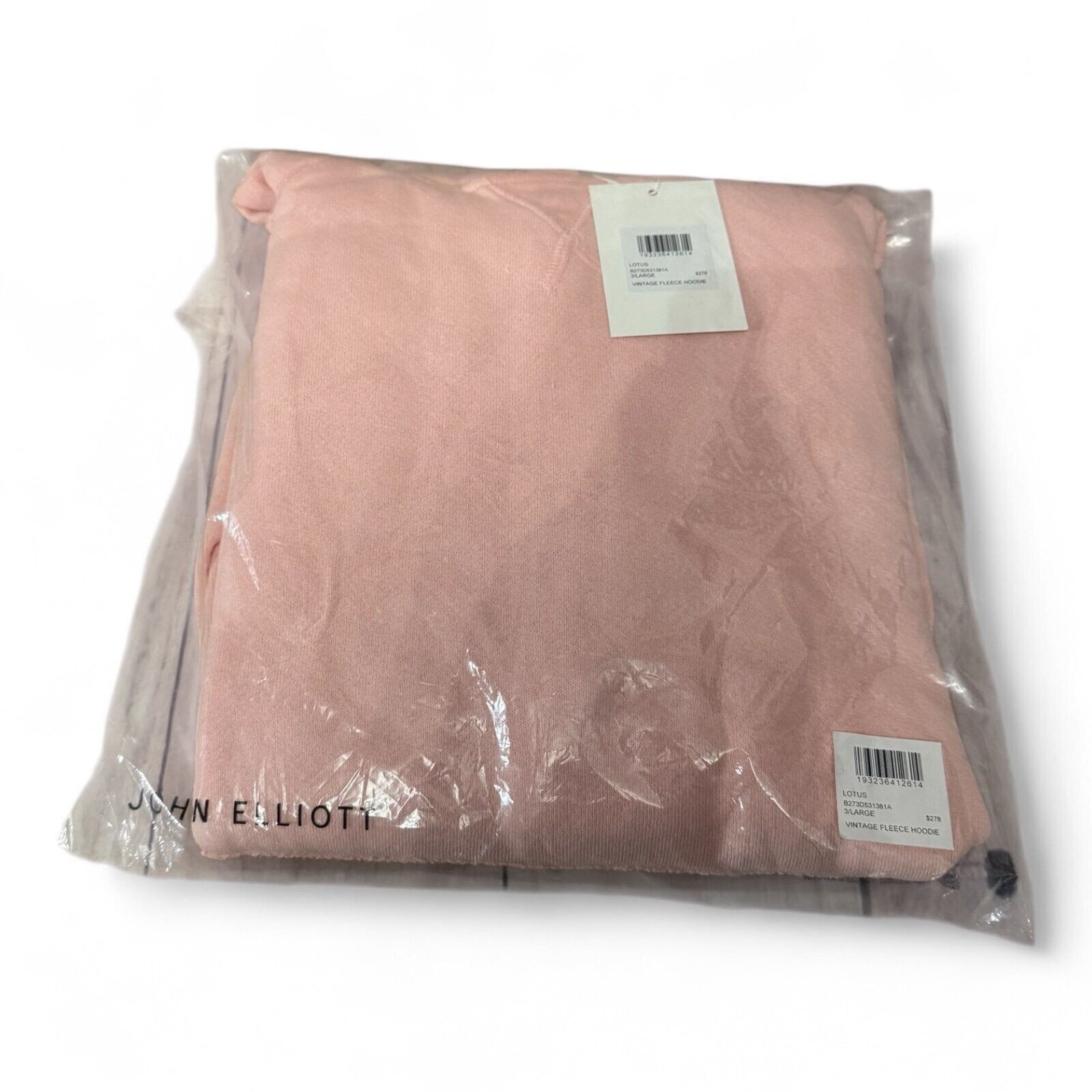 John Elliott John Elliot Vintage Fleece Lotus Rose Hoodie Men’s Size 3/L Size US L / EU 52-54 / 3 - 5 Thumbnail