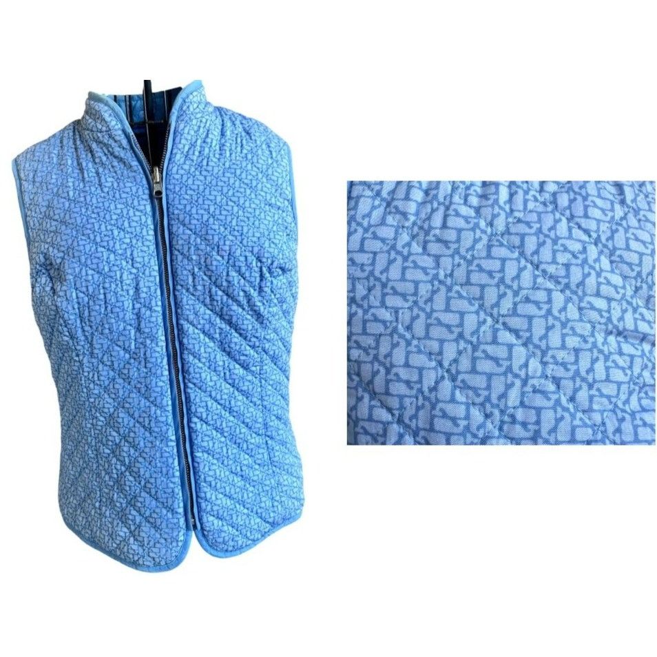 Vineyard Vines Vineyard Vines Ladies Quilted Reversible Puffer Vest XS Extr Size XS / US 0-2 / IT 36-38 - 9 Thumbnail