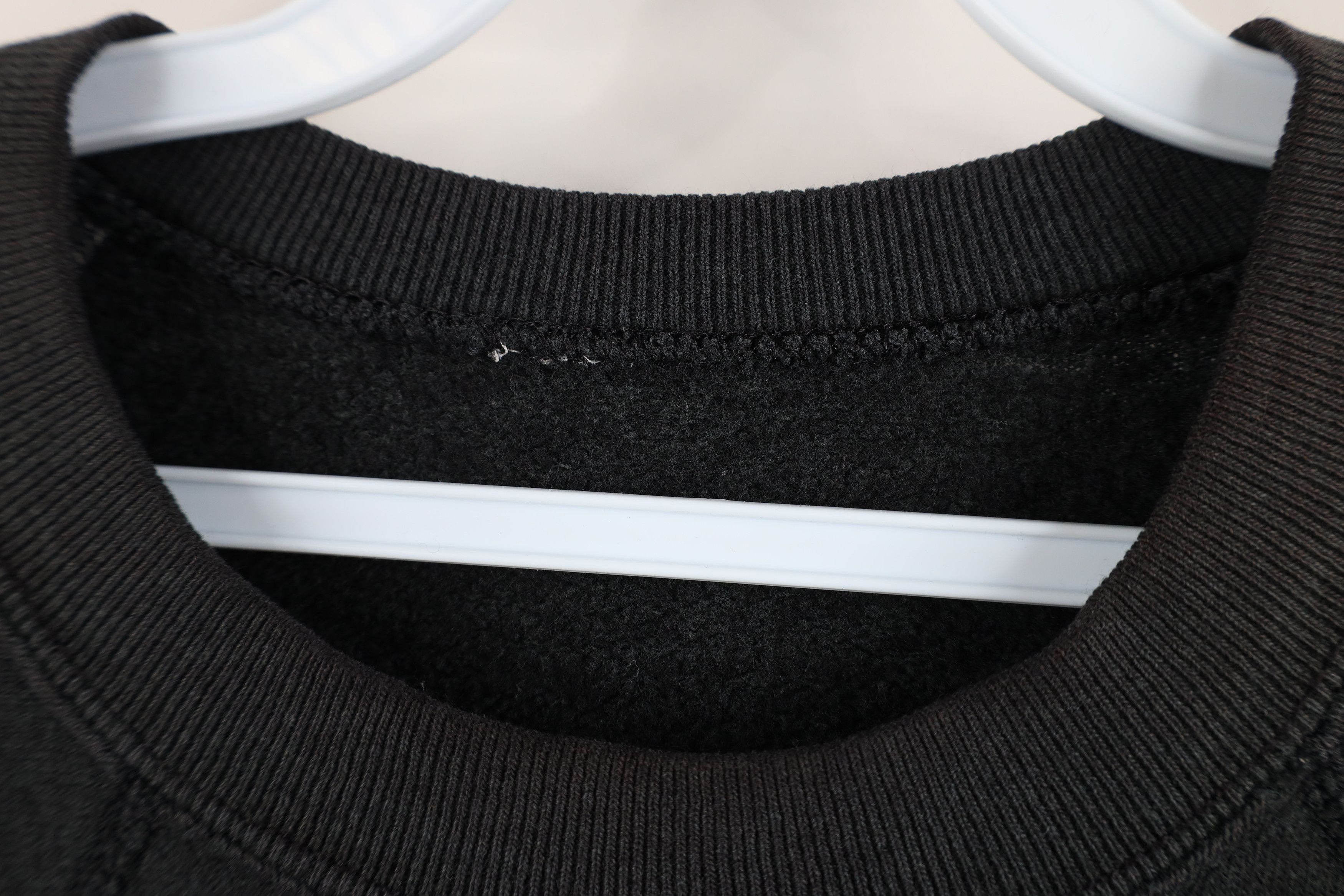 Vintage Vintage 70s 80s Streetwear Blank Boxy Fit Sweatshirt Black Size XL / US 12-14 / IT 48-50 - 10 Thumbnail