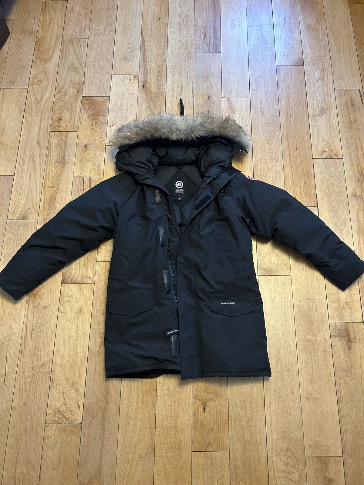 image of Canada Goose Langford Men’S Parka in Black, Men's (Size Medium)