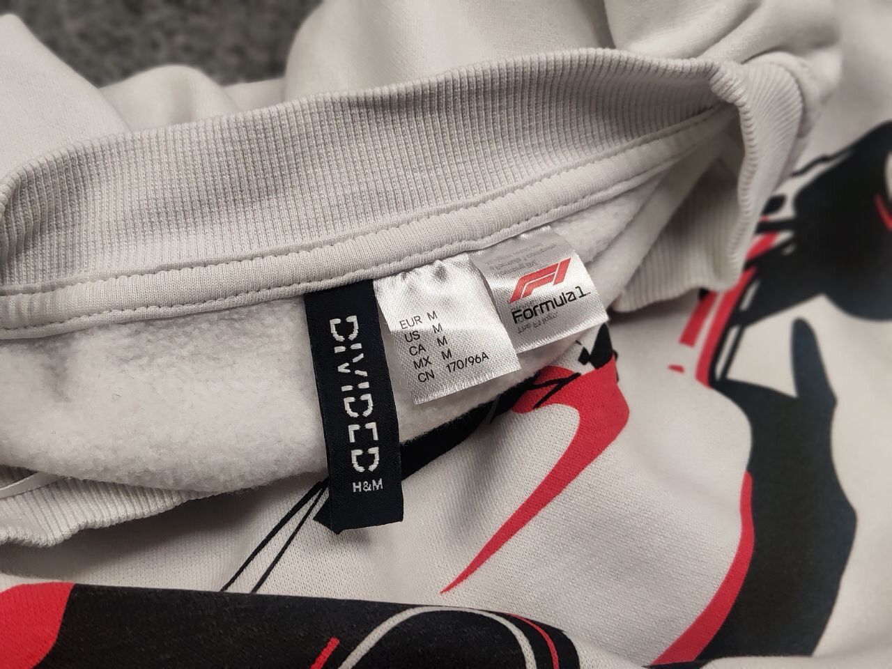 Formula 1 Formula 1 Classic Racing H&M logo Oversized Sweatshirt Size M / US 6-8 / IT 42-44 - 15 Thumbnail