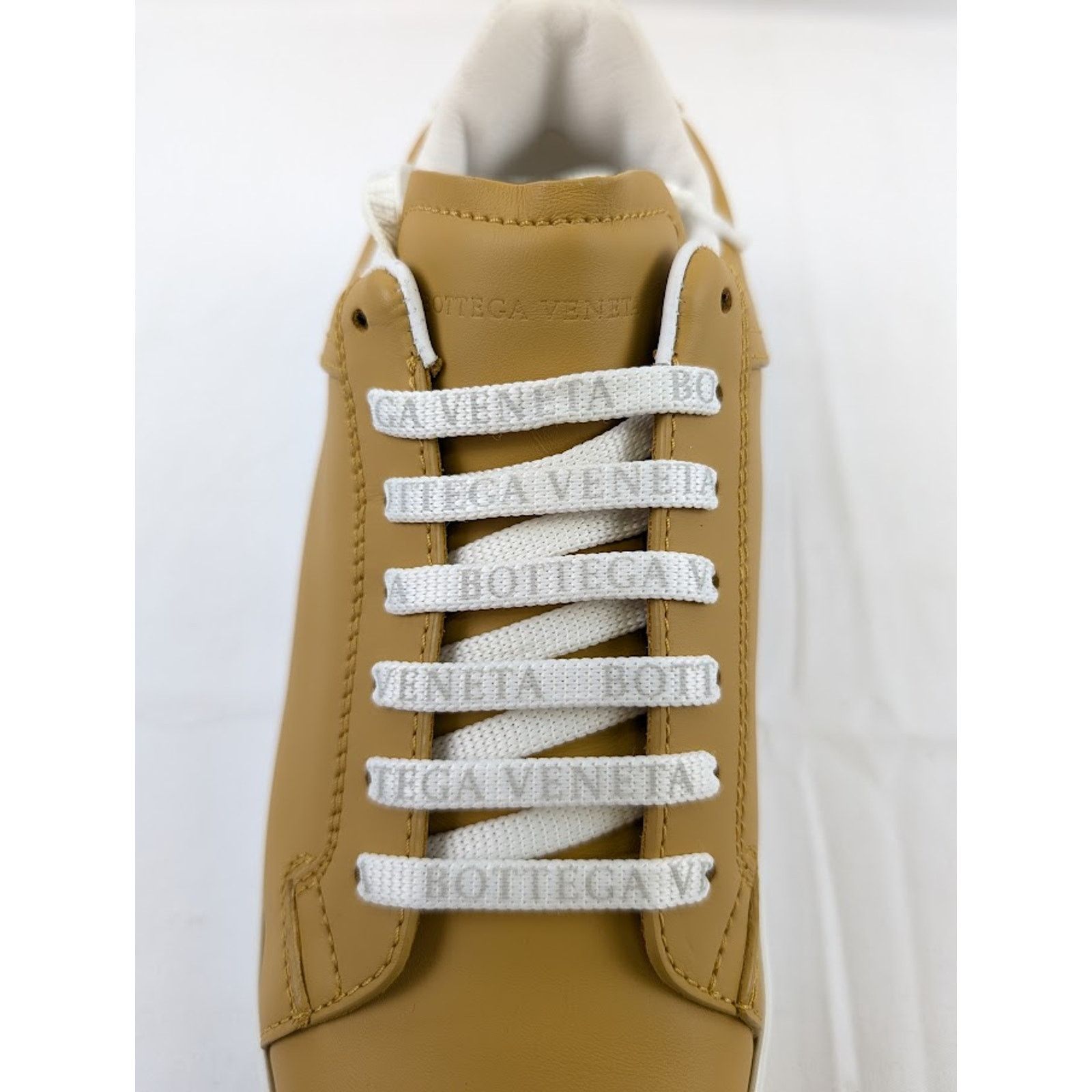 Bottega Veneta o1rshd1 Bolt Calf Sneaker Pelle S.GOMM in Butterscotch Size US 7.5 / EU 40-41 - 7 Thumbnail