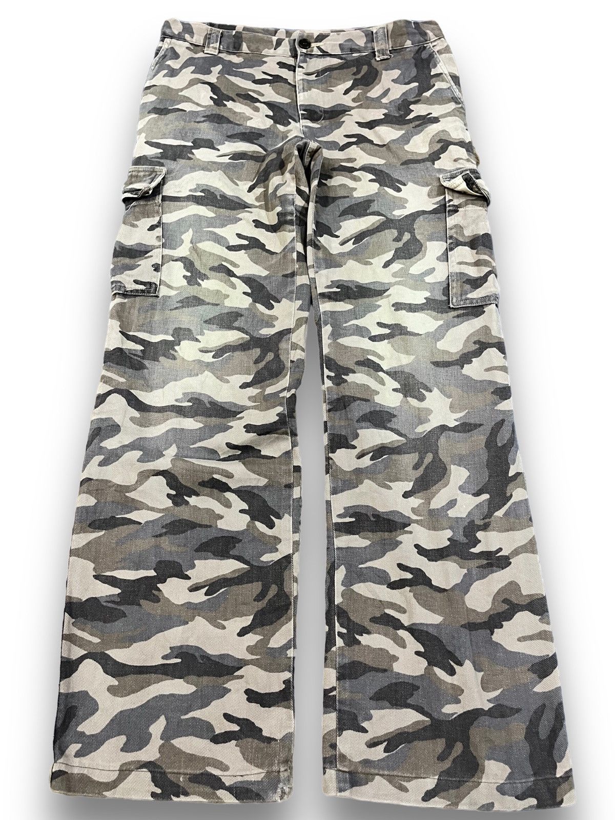 Boycott Vintage Boycott Army Cameo Cargo Denim Size US 33 - 1 Thumbnail