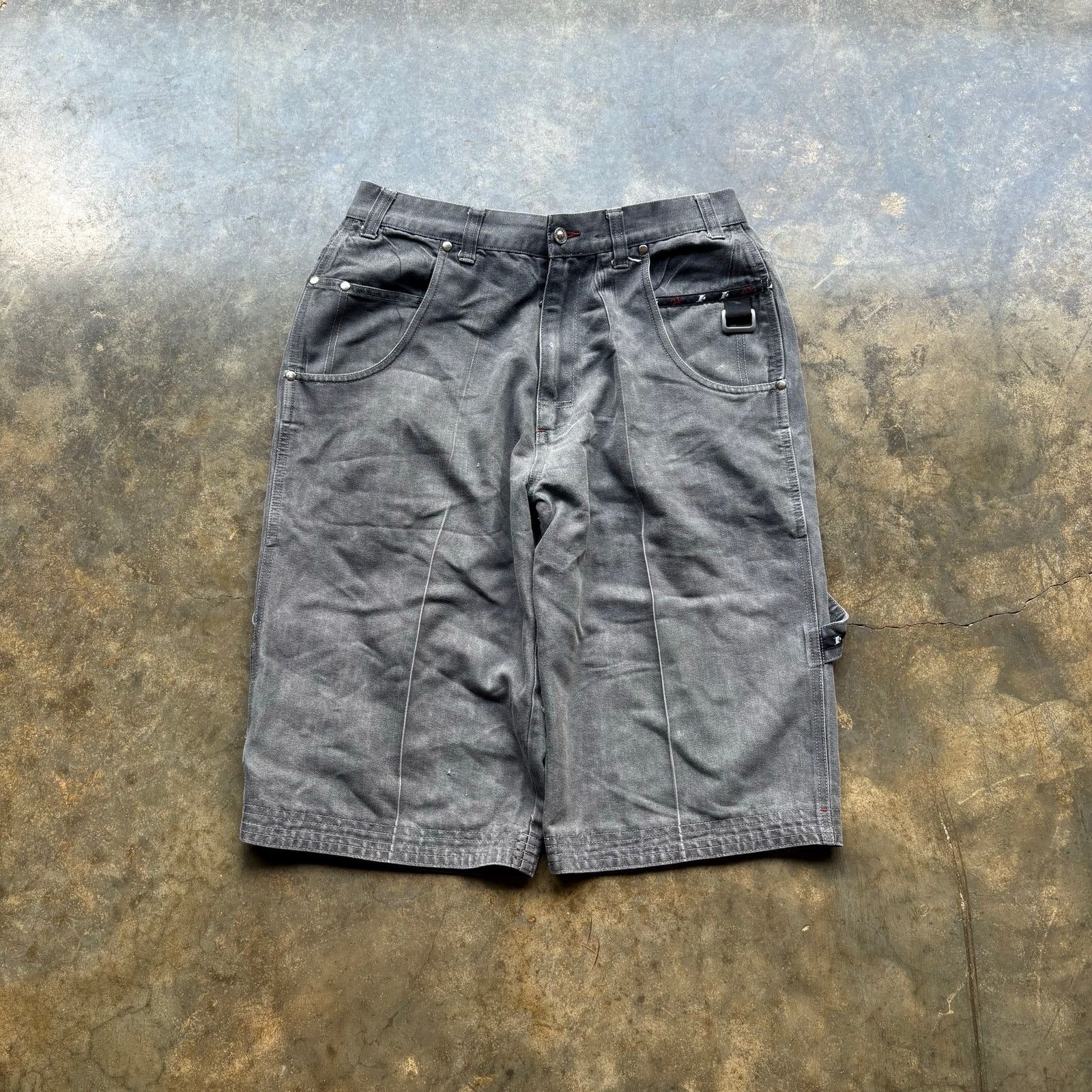 Reebok Rare Vintage y2k Allen Iverson Jorts Size US 34 / EU 50 - 4 Thumbnail