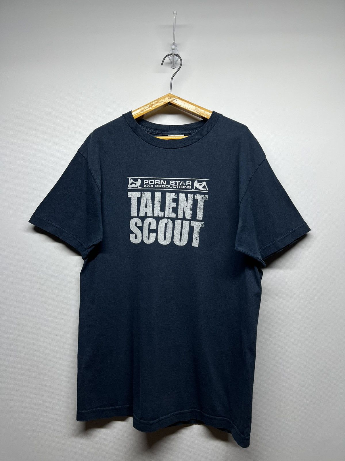 Vintage Y2k Porn Star Talent Scout Big Logo USA T-Shirt 00’s