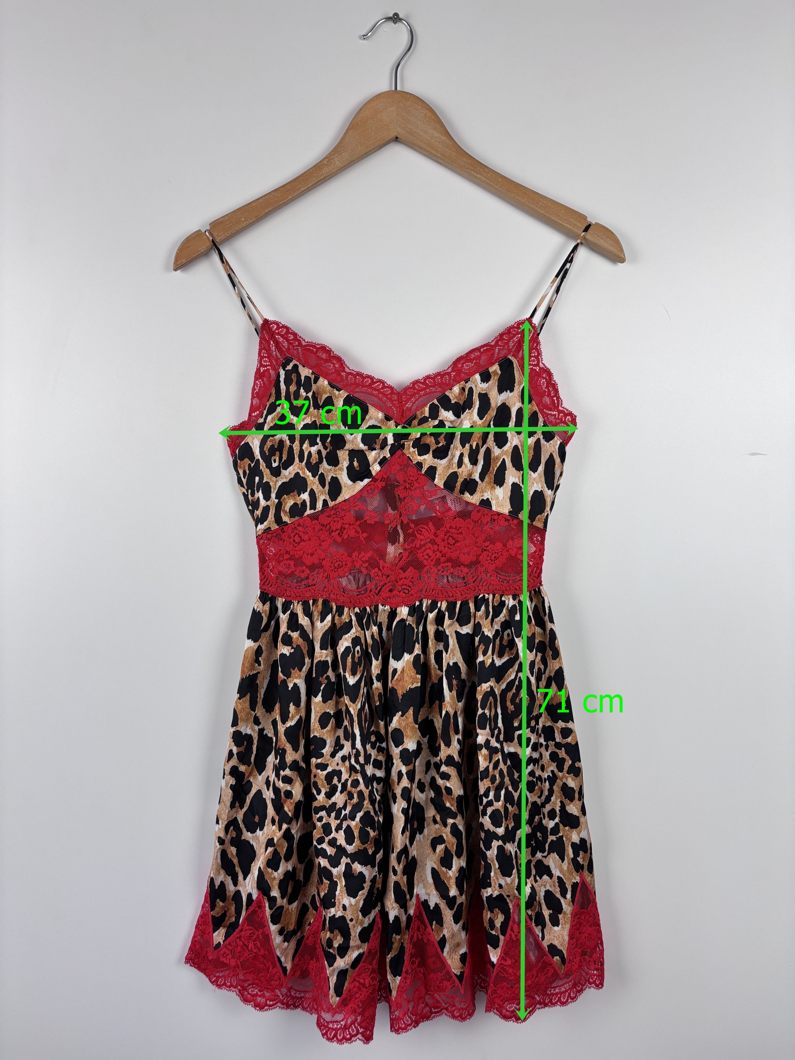 H&M × Paco Rabanne Paco Rabanne x H&M Leopard Mini Lace Dress Multicolor XXS Size XXS / US 00 / IT 34 - 2 Thumbnail