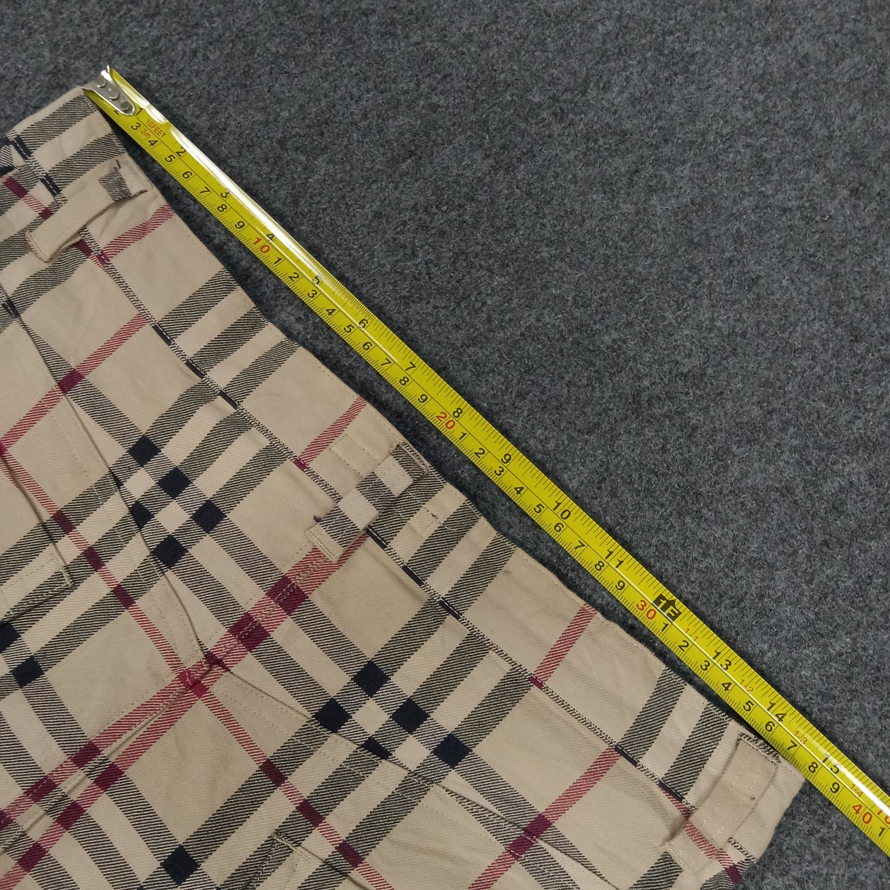 Burberry × Vintage Burberry London Nova Check Mini Skirts Size 29" - 4 Thumbnail