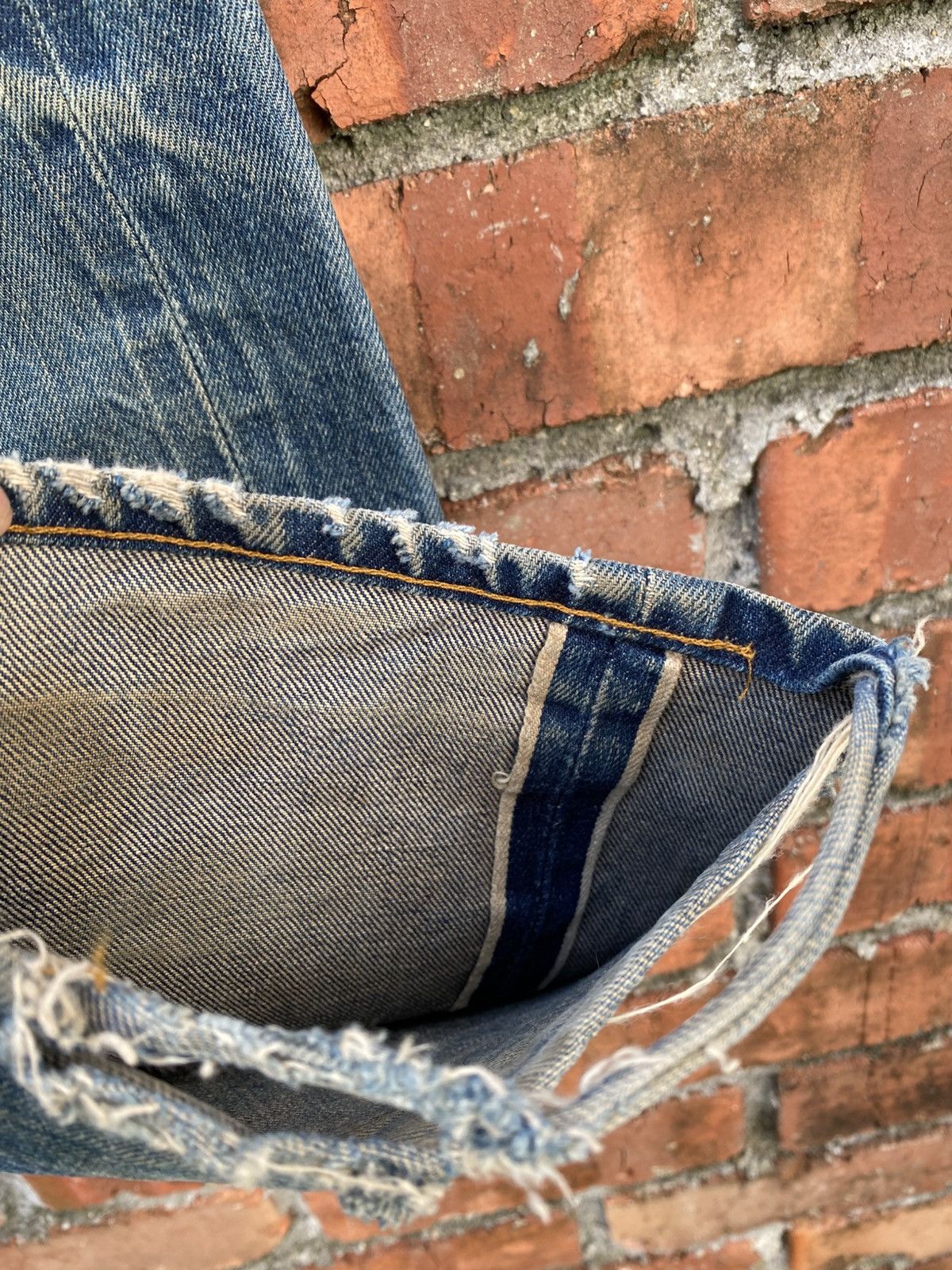 Levi's Vintage Clothing W31x32 Vintage levi's 501xx redline distressed made in USA Size US 31 - 3 Thumbnail