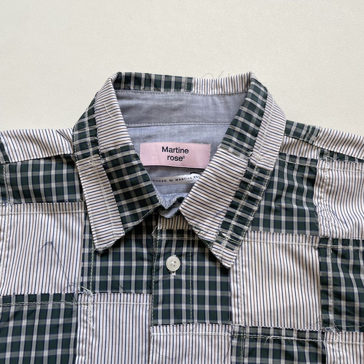 Martine Rose S/S 20 Raw Edge Patchwork Shirt Size US M / EU 48-50 / 2 - 5 Thumbnail