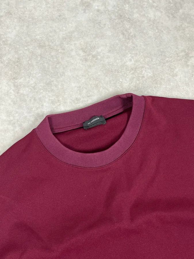 Jil Sander Jil Sander Bordeaux Contemporary Sweater Size US M / EU 48-50 / 2 - 7 Thumbnail