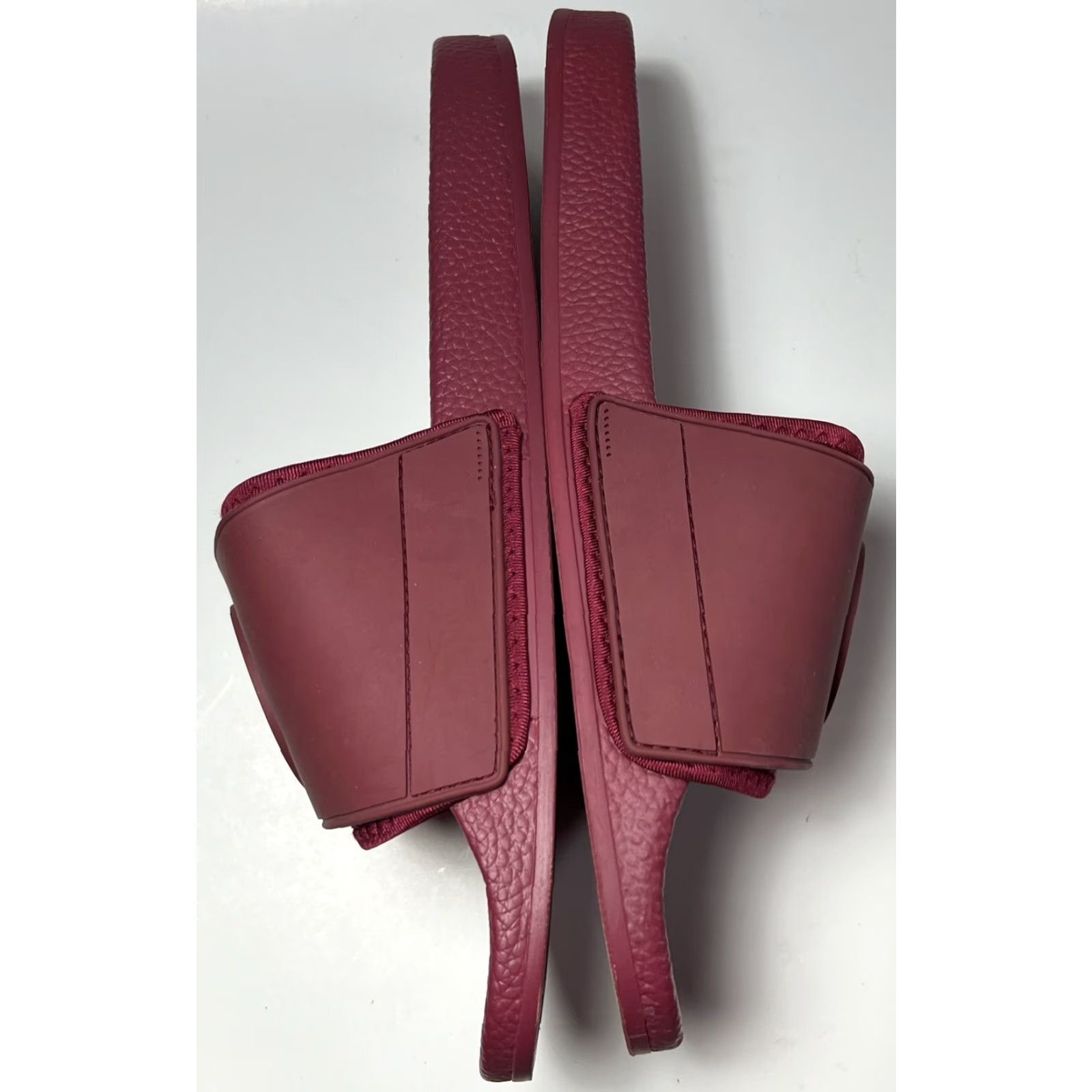 Vintage GOLF Asher Slide Sandals Maroon Red 12.5 Mens Rubber Upper Unisex Adults Slide Limited Wear Size US 12 / IT 42 - 5 Thumbnail