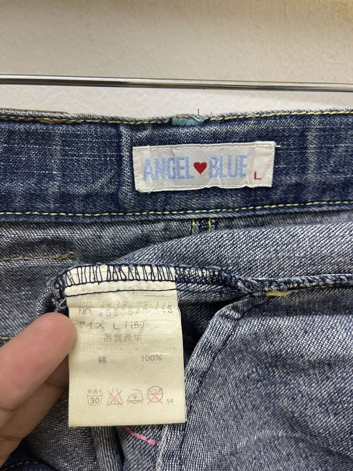 Angel Blue Rare Vintage ANGEL BLUE Yoshitomo Nara Style Size 27" / US 4 / IT 40 - 11 Thumbnail