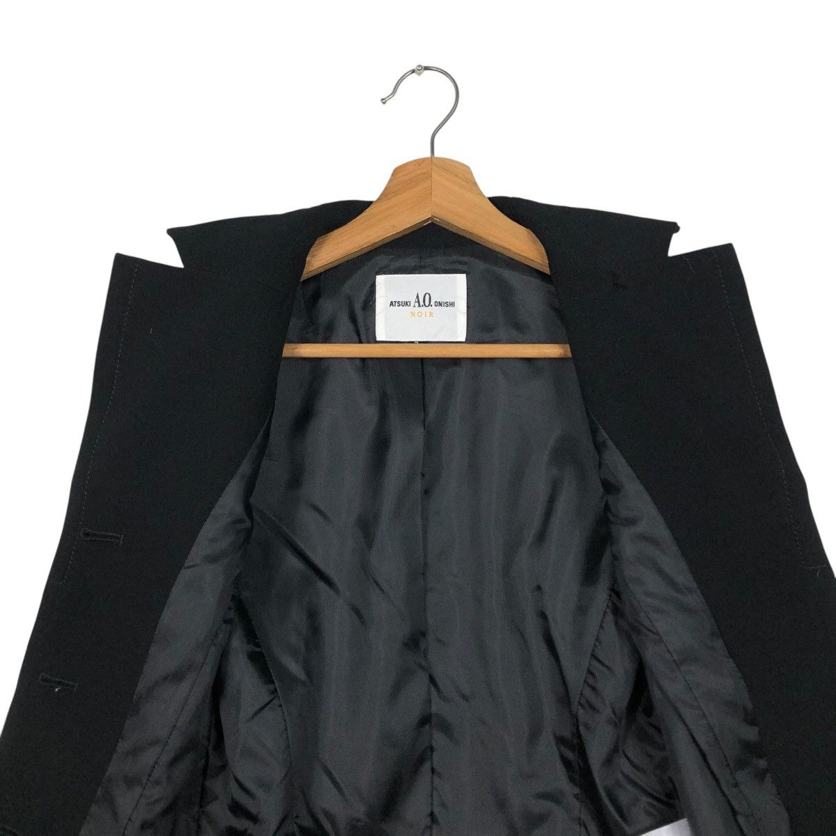 Japanese Brand 🔥CROPPED WOOL JACKET ATSUKI ONISHI NOIR YOHJI YAMAMOTO Size M / US 6-8 / IT 42-44 - 15 Thumbnail