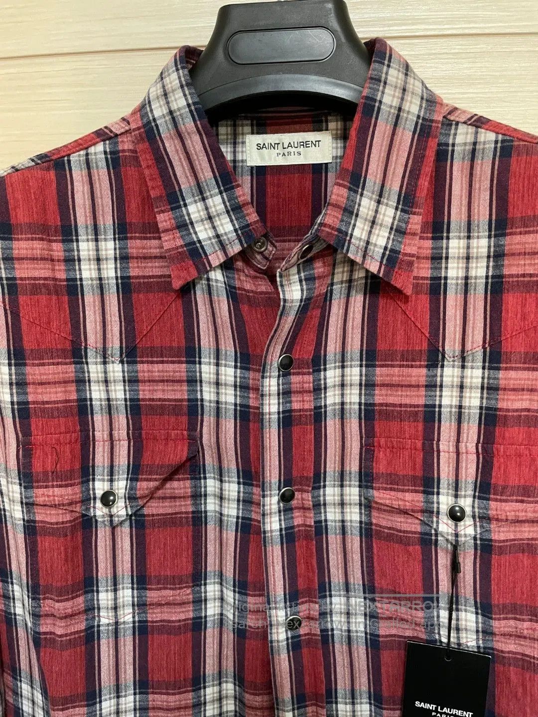 Saint Laurent Paris Saint Laurent Men's Check Shirt. Size US S / EU 44-46 / 1 - 2 Thumbnail