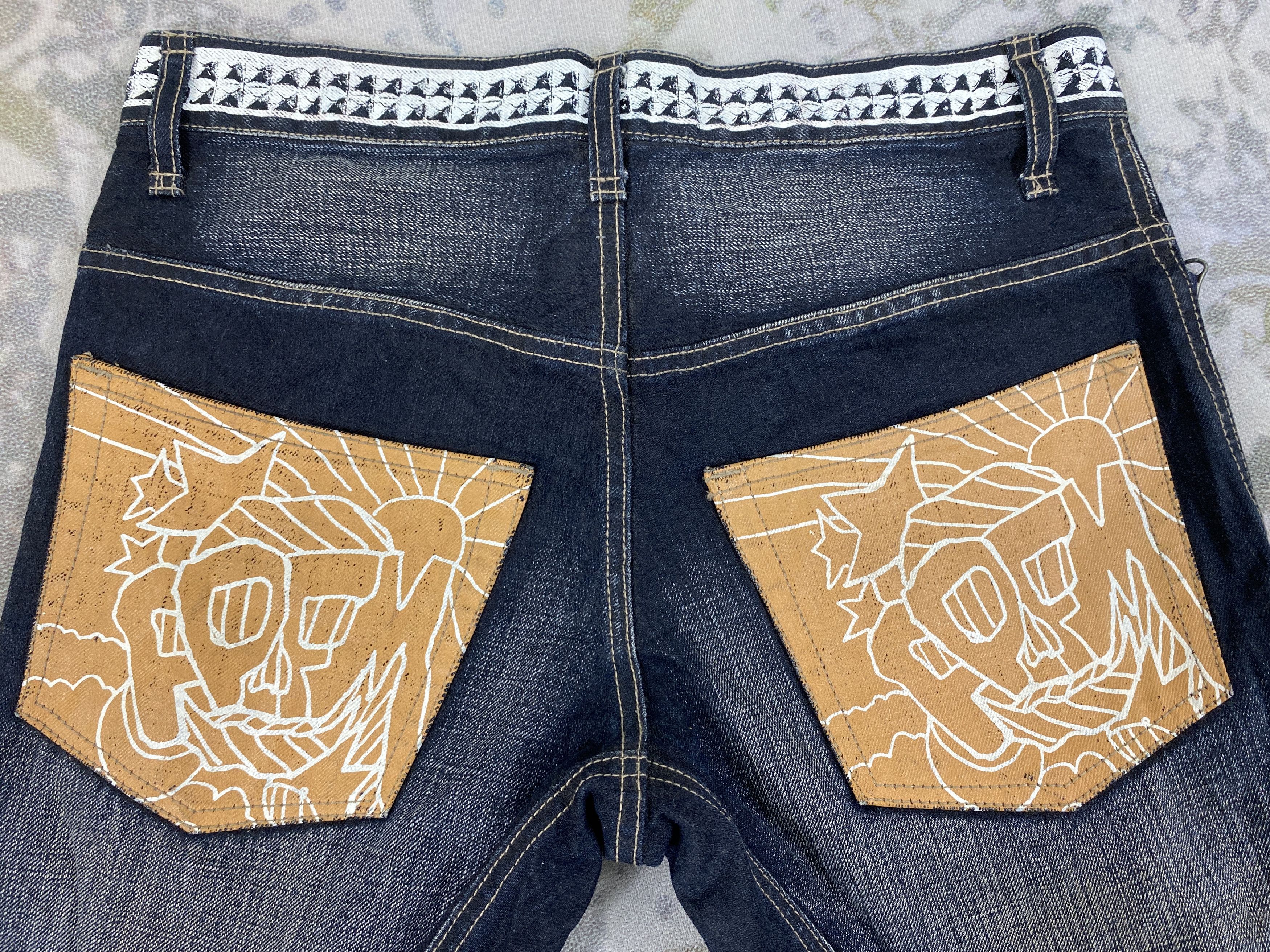Le Grande Bleu (L.G.B.) Vintage PPFM Jeans 32x28 lgb style Denim - JN2604 Size US 32 / EU 48 - 4 Thumbnail