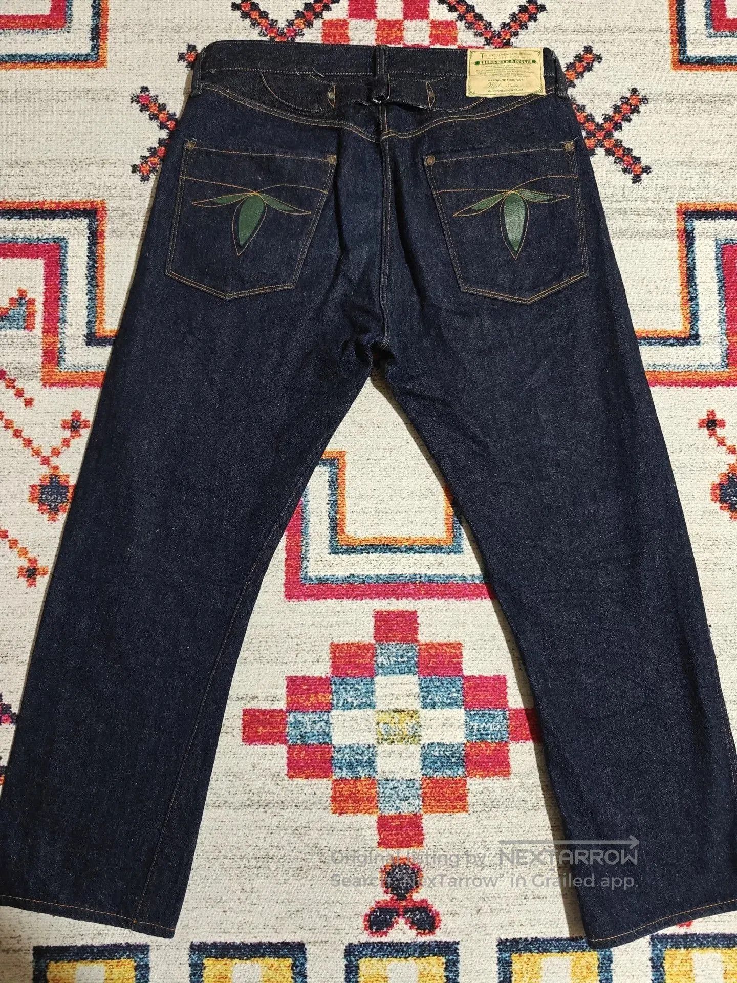 Vintage Warehouse 20th Anniversary Brown Duck Digger Jeans. Size US 32 / EU 48 - 3 Thumbnail