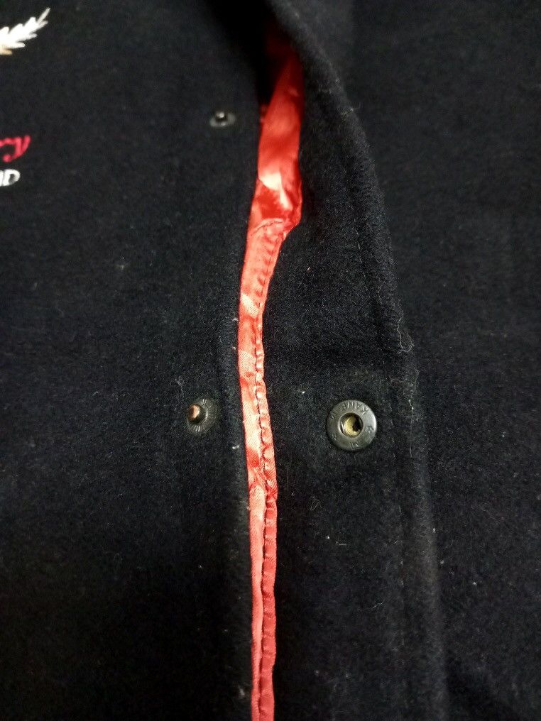 Vintage A01 A Touch of Glory Wool + Sleeve Leather Varsity Jacket Size US L / EU 52-54 / 3 - 11 Thumbnail