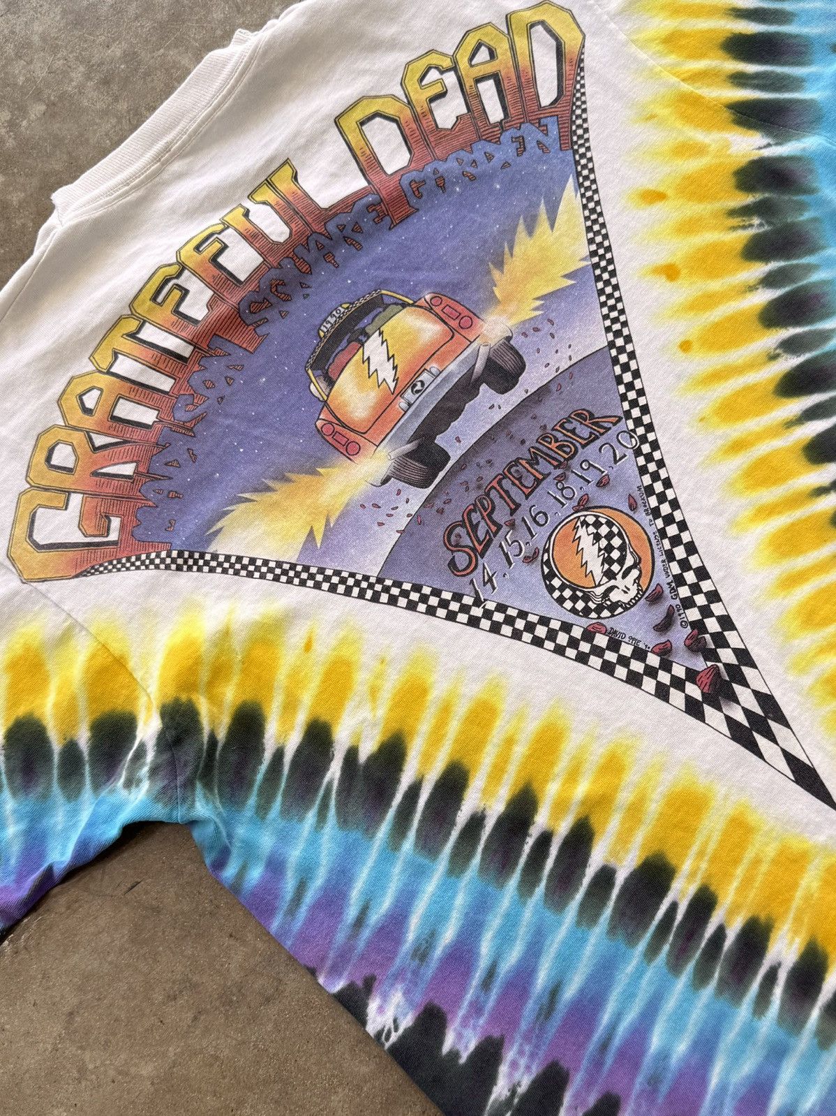Vintage Vintage 1990 New York City Grateful Dead Taxi Tour Tee Large Size US L / EU 52-54 / 3 - 4 Thumbnail