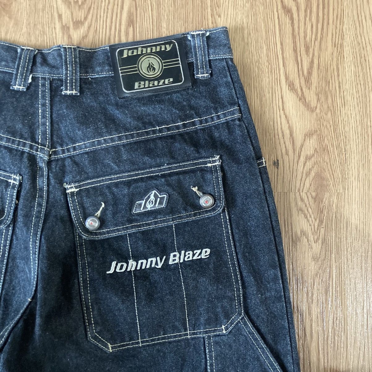 Rocawear Rare Vintage Johnny Blaze Carpenter Baggy Jeans Size US 32 / EU 48 - 7 Thumbnail