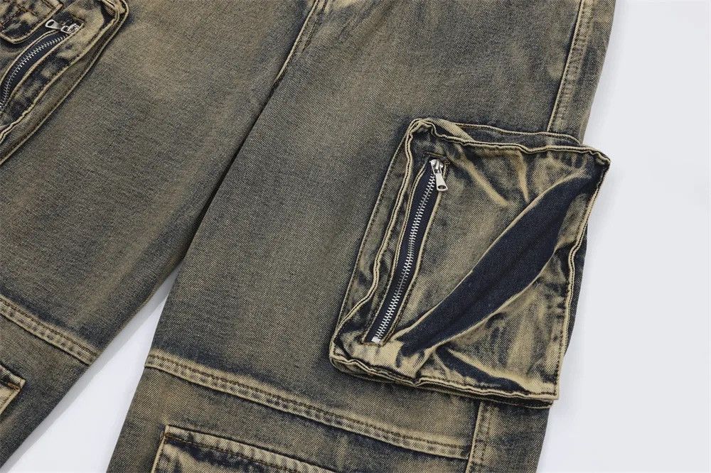 Japanese Brand × Vintage Streetwear Cargo Multi Pocket Loose Baggy Pants Jeans Size US 32 / EU 48 - 11 Thumbnail