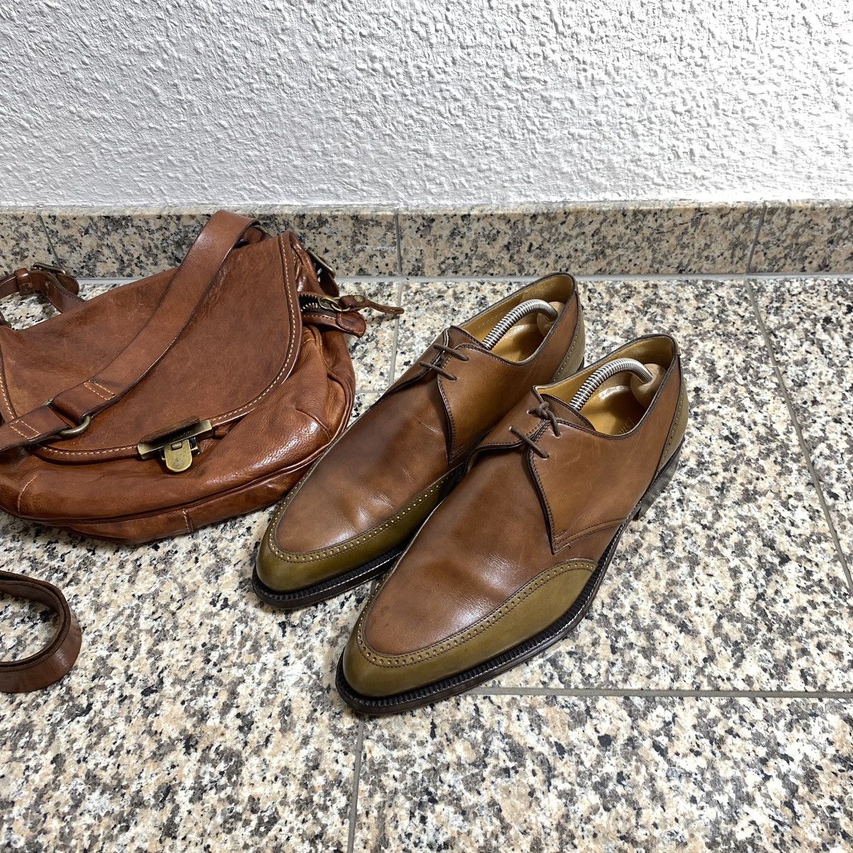 Brioni Leather Derby Shoes Brioni brown Size US 8.5 / EU 41-42 - 2 Thumbnail