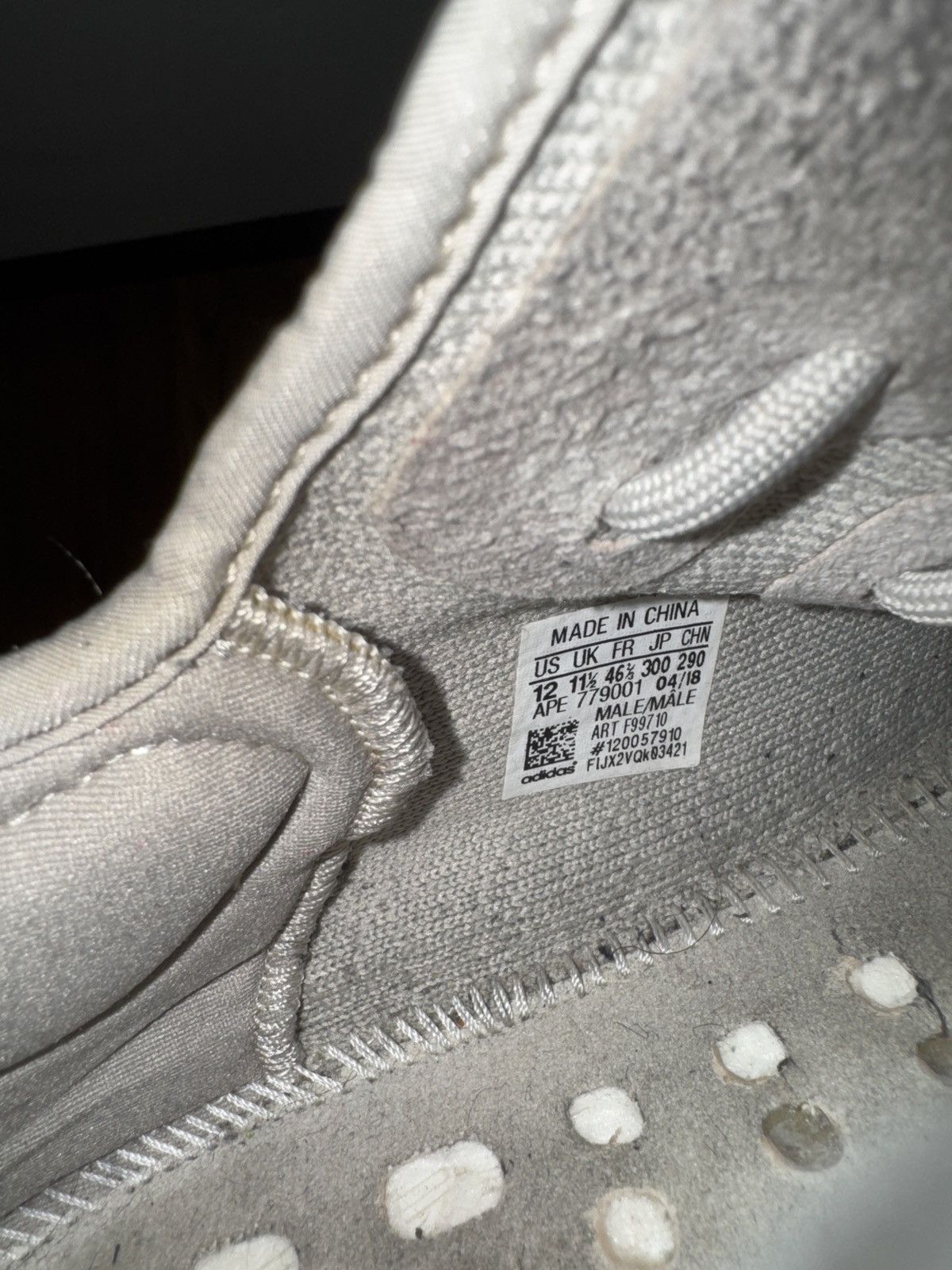 Adidas × Kanye West Yeezy 350 v2 Sesame Size US 12 / EU 45 - 6 Thumbnail