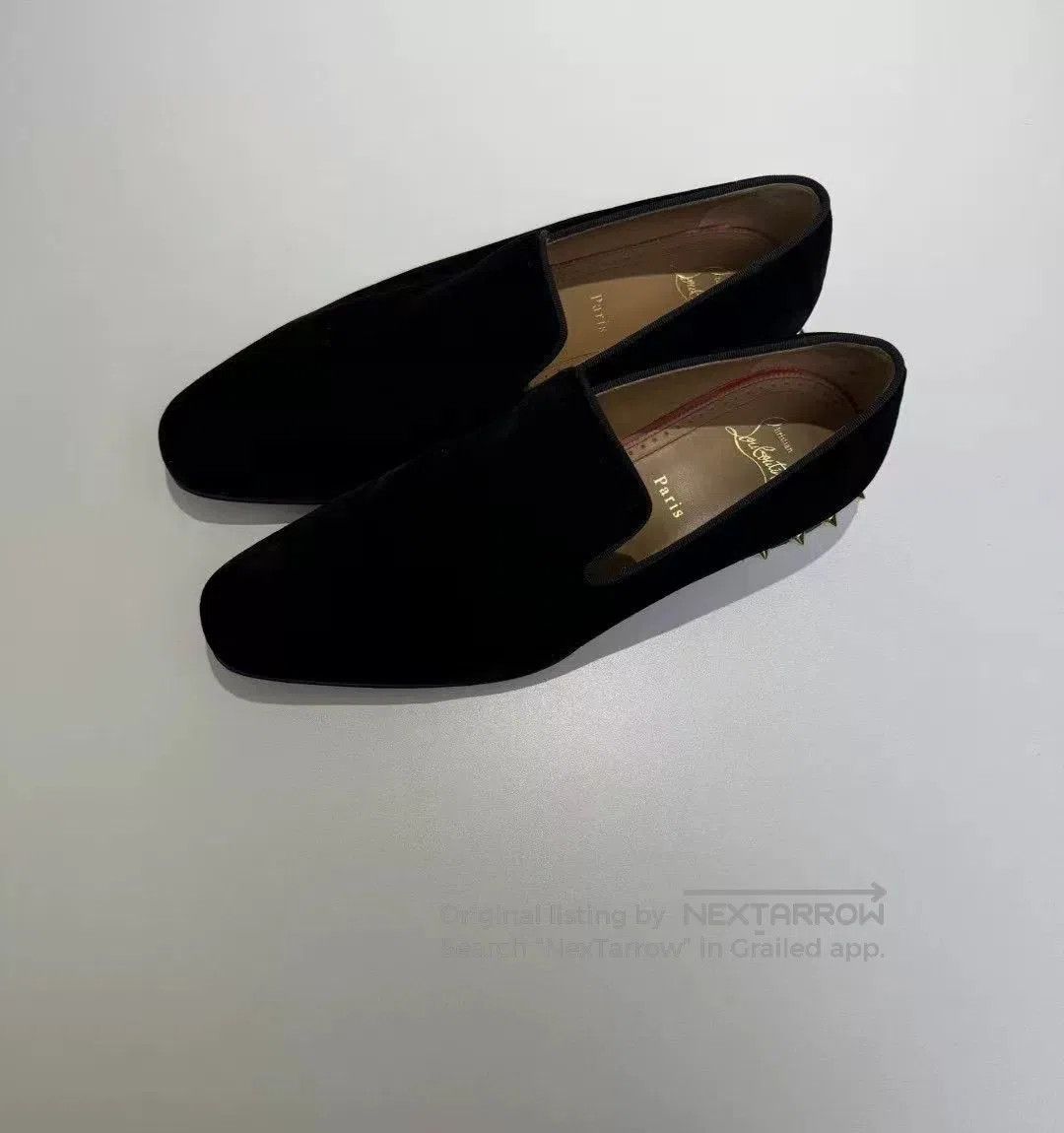 Christian Louboutin Christian Louboutin Suede Rivet Loafers. Size US 9 / EU 42 - 1 Thumbnail