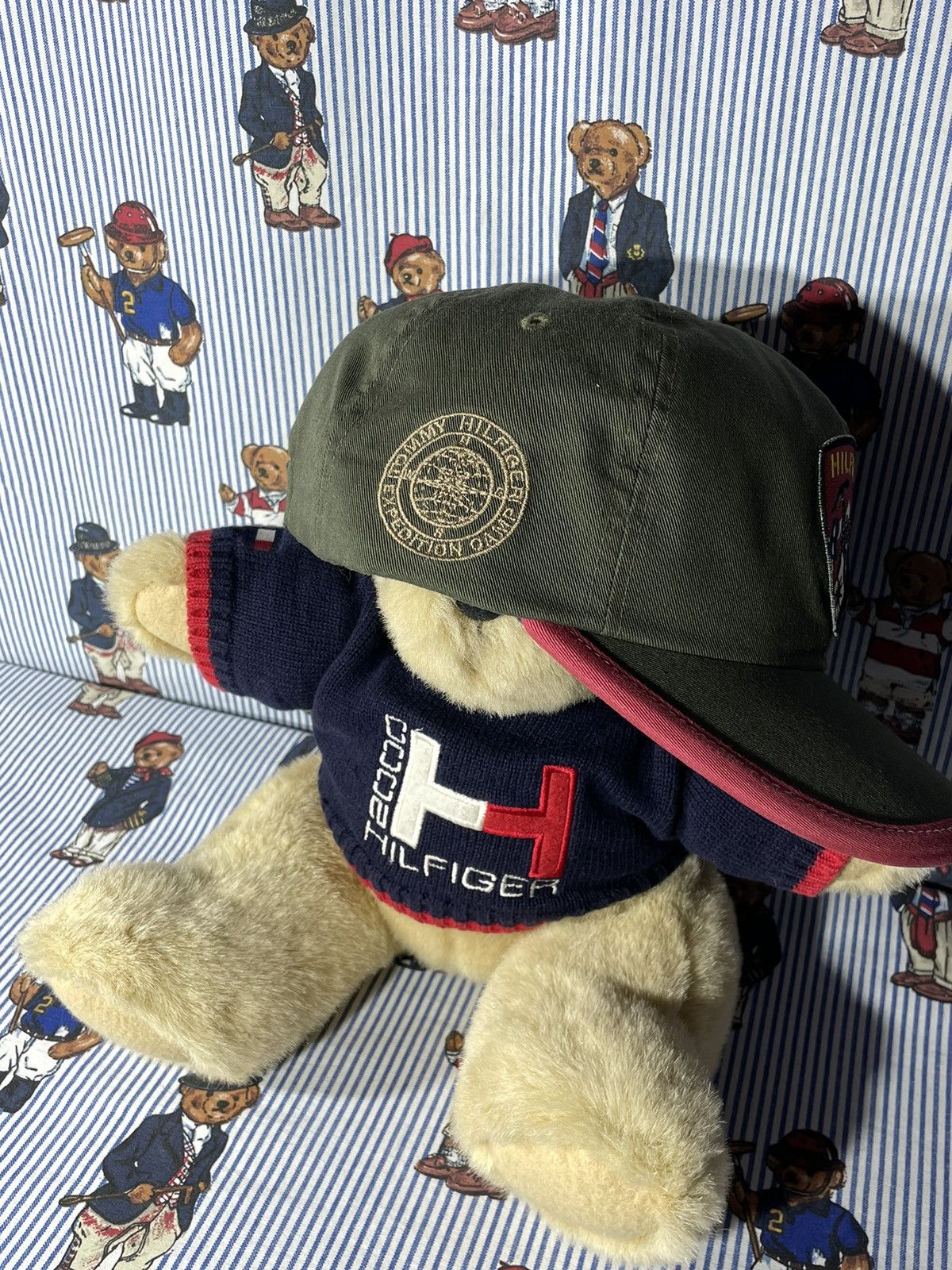 Tommy Hilfiger × Vintage Cap Tommy Hilfiger Expedition Camp OG Vintage 90’s Size ONE SIZE - 5 Thumbnail