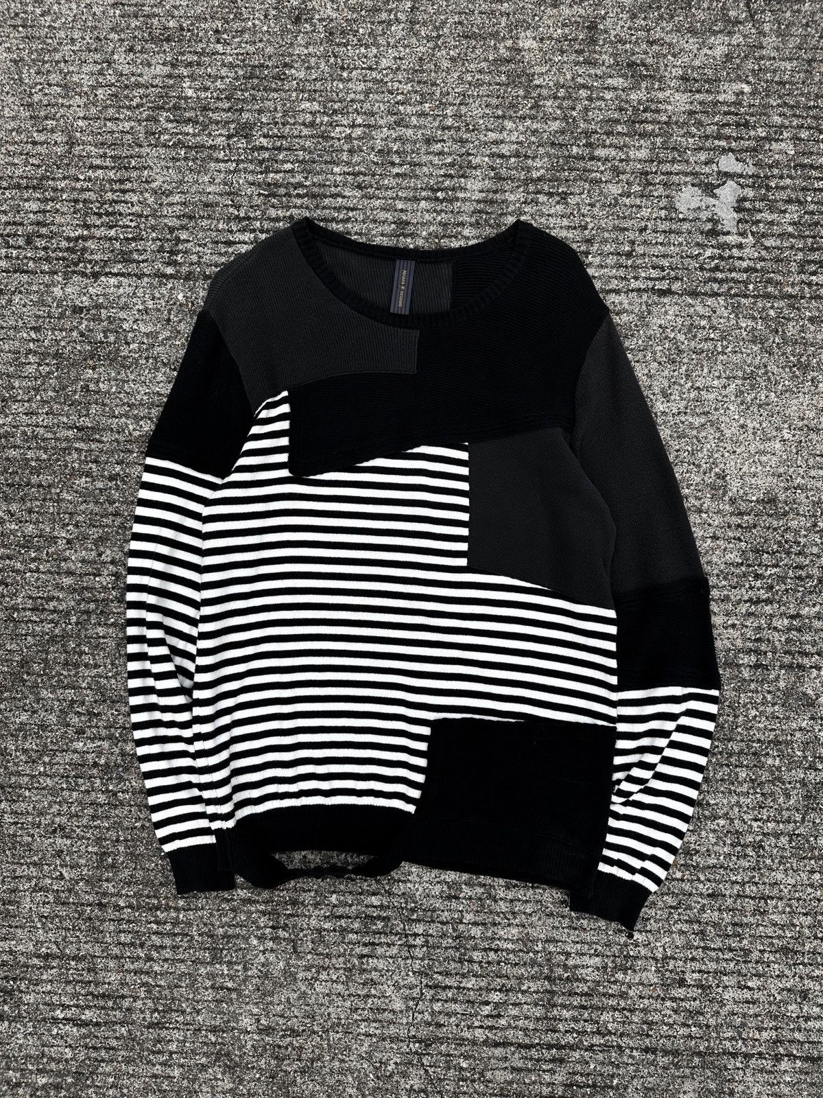 Maison MIHARA YASUHIRO Mihara Yasuhiro Reconstructed Punk Knitted Shirt Size US M / EU 48-50 / 2 - 1 Thumbnail