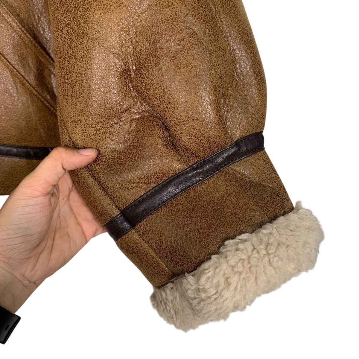 Japanese Brand Japanese Brand Randeboo Shearling Jacket Size US S / EU 44-46 / 1 - 13 Thumbnail