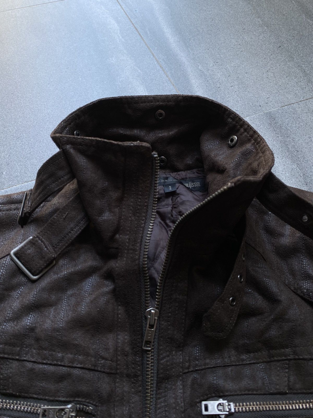 Schlussel Schlussel Brown Rider Jacket – Synthetic Leather Size US M / EU 48-50 / 2 - 2 Thumbnail