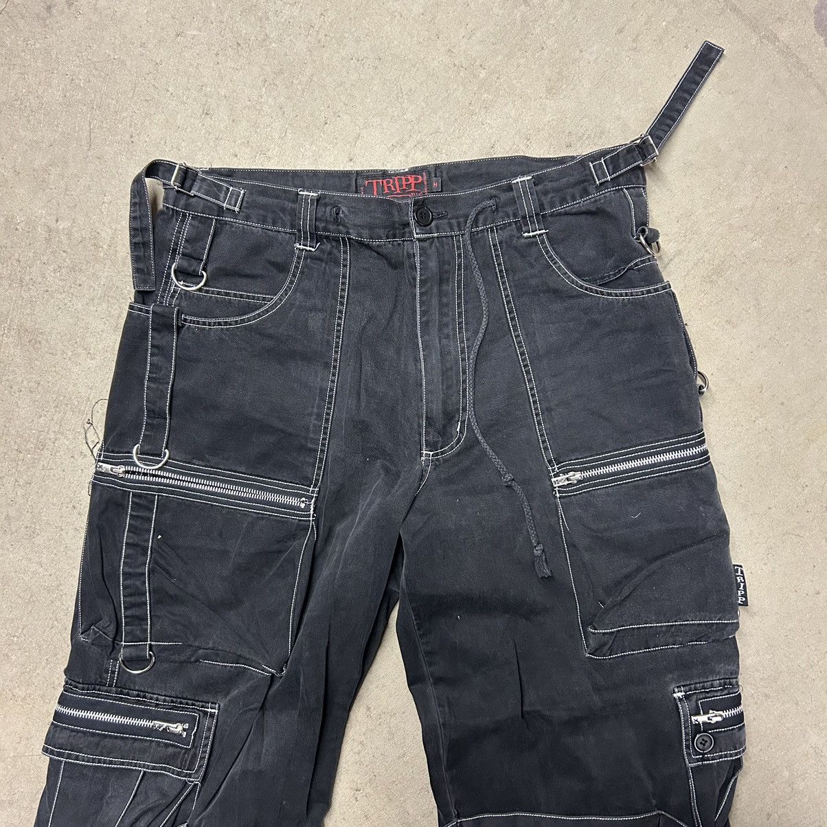 Tripp NYC × Vintage Tripp nyc wide leg pants size medium 36x30 Size US 36 / EU 52 - 3 Thumbnail