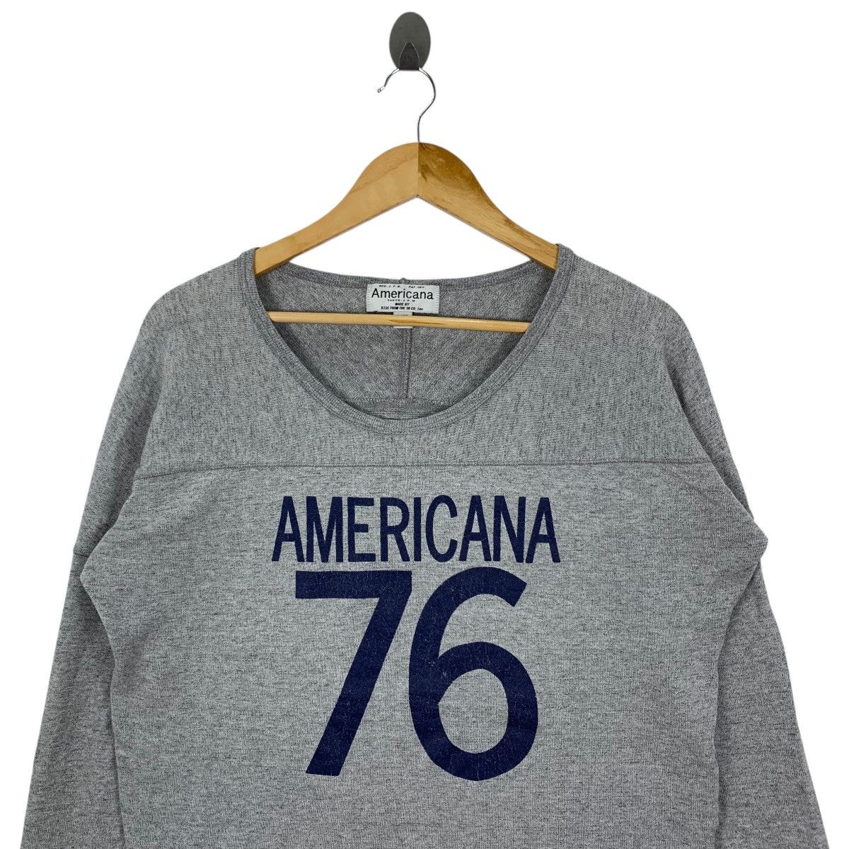 Japanese Brand AMERICANA By Rise From The 30 Co Raglan Long Sleeve Shirt Size US L / EU 52-54 / 3 - 2 Thumbnail