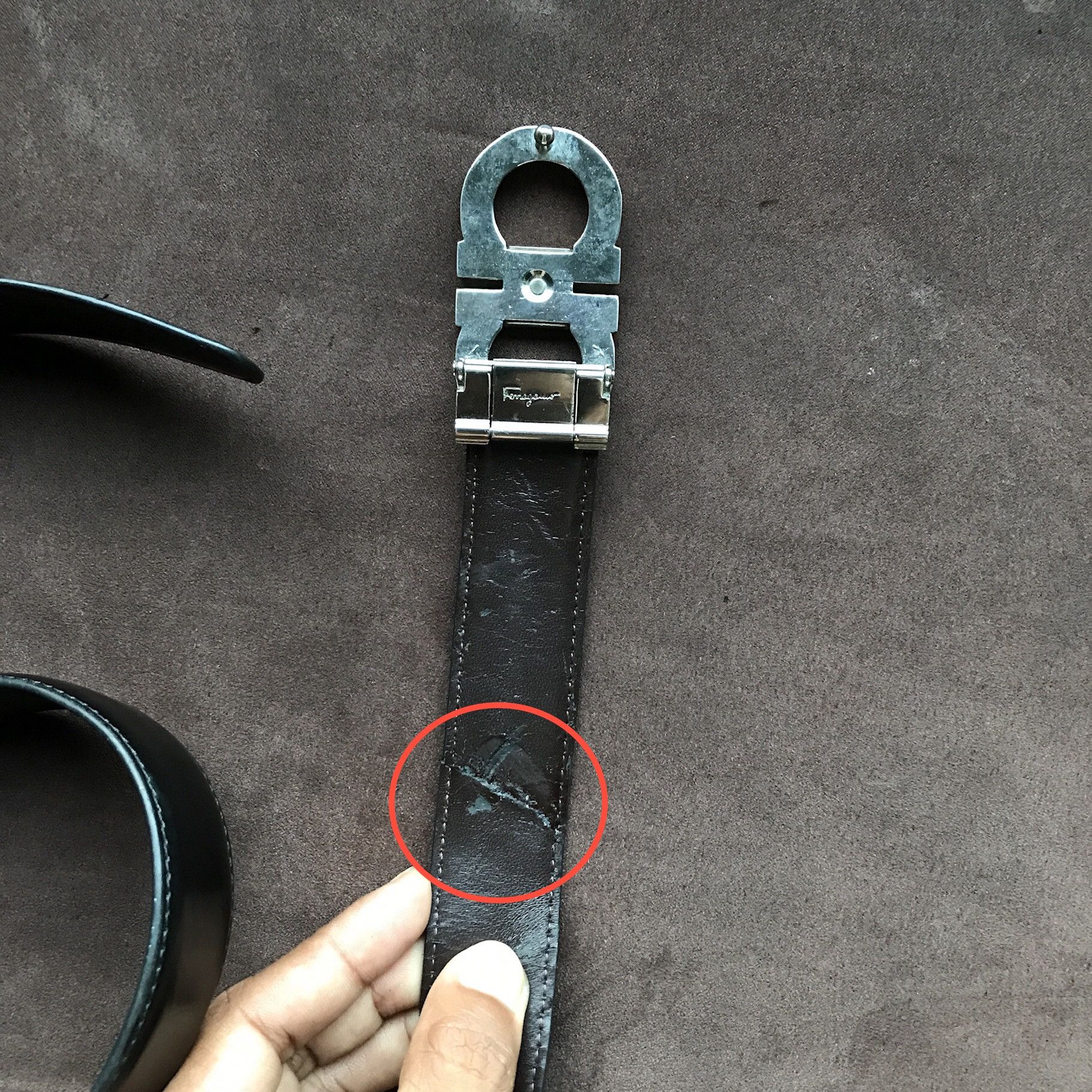 Salvatore Ferragamo Salvatore Ferragamo leather belt Size ONE SIZE - 5 Thumbnail