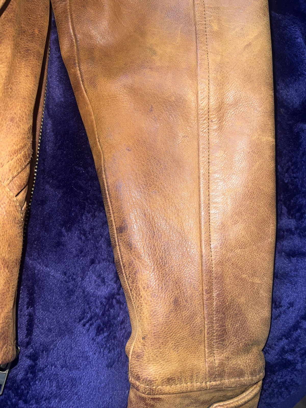 Wilsons Leather Vintage Brown Leather Jacket Size S / US 4 / IT 40 - 5 Thumbnail