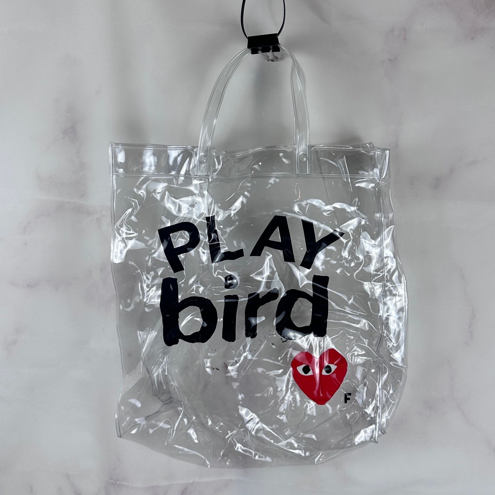 Comme des Garcons PLAY PLAY bird Translucent Tote Bag Size ONE SIZE - 1 Thumbnail