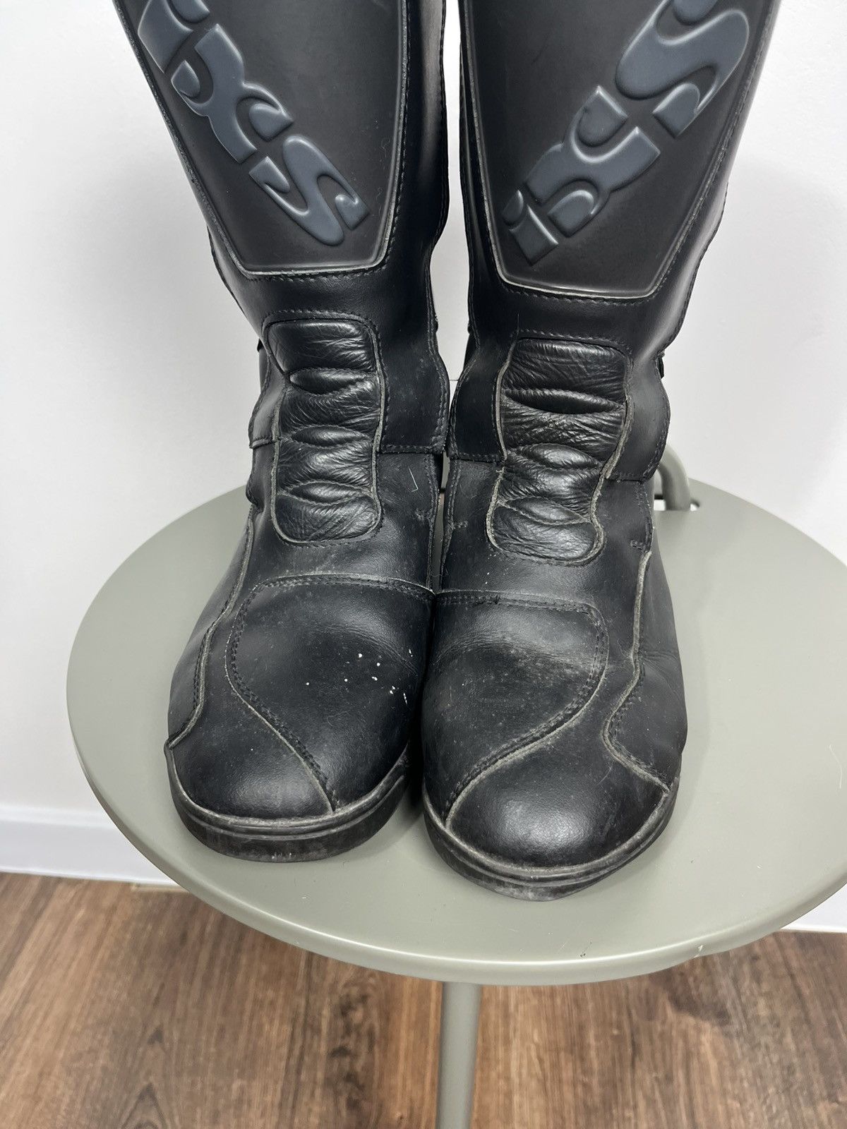 Other IXS Black Leather Motorcycle Riding Boots EU 42 Italy Size US 9 / EU 42 - 5 Thumbnail