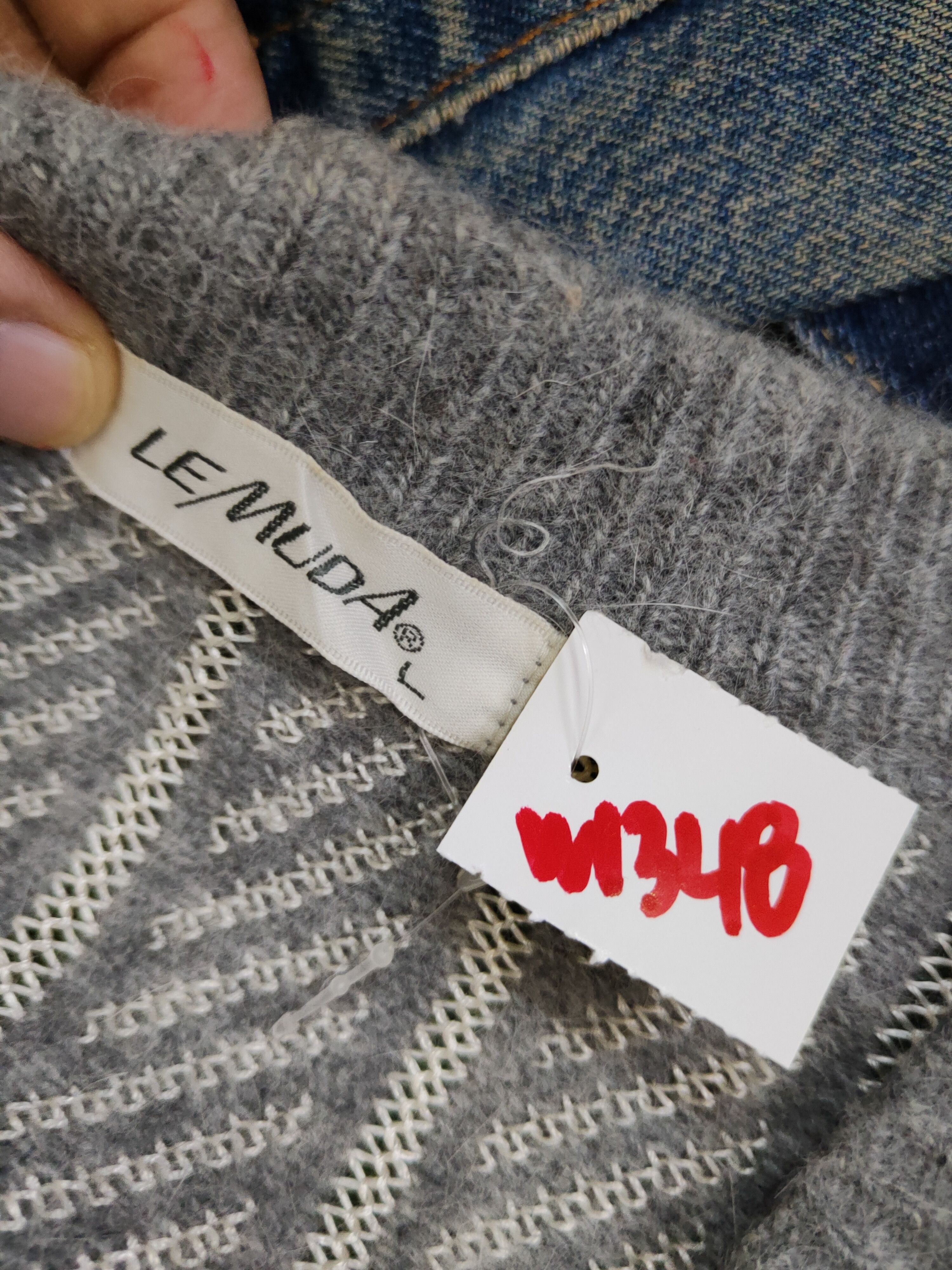 Vintage Le Muda Gray Knitwear vintage Cardigan #W1348 Size US M / EU 48-50 / 2 - 11 Thumbnail