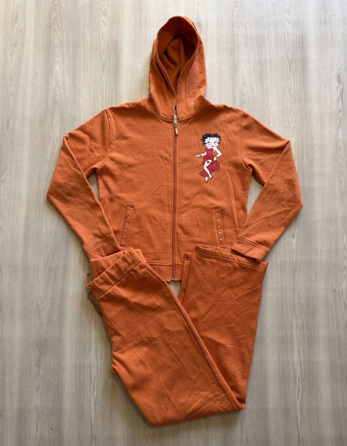 Vintage Vintage Y2K Betty Boop Hoodie / Pants Sweatsuit Set Sz S Size S / US 4 / IT 40 - 1 Thumbnail