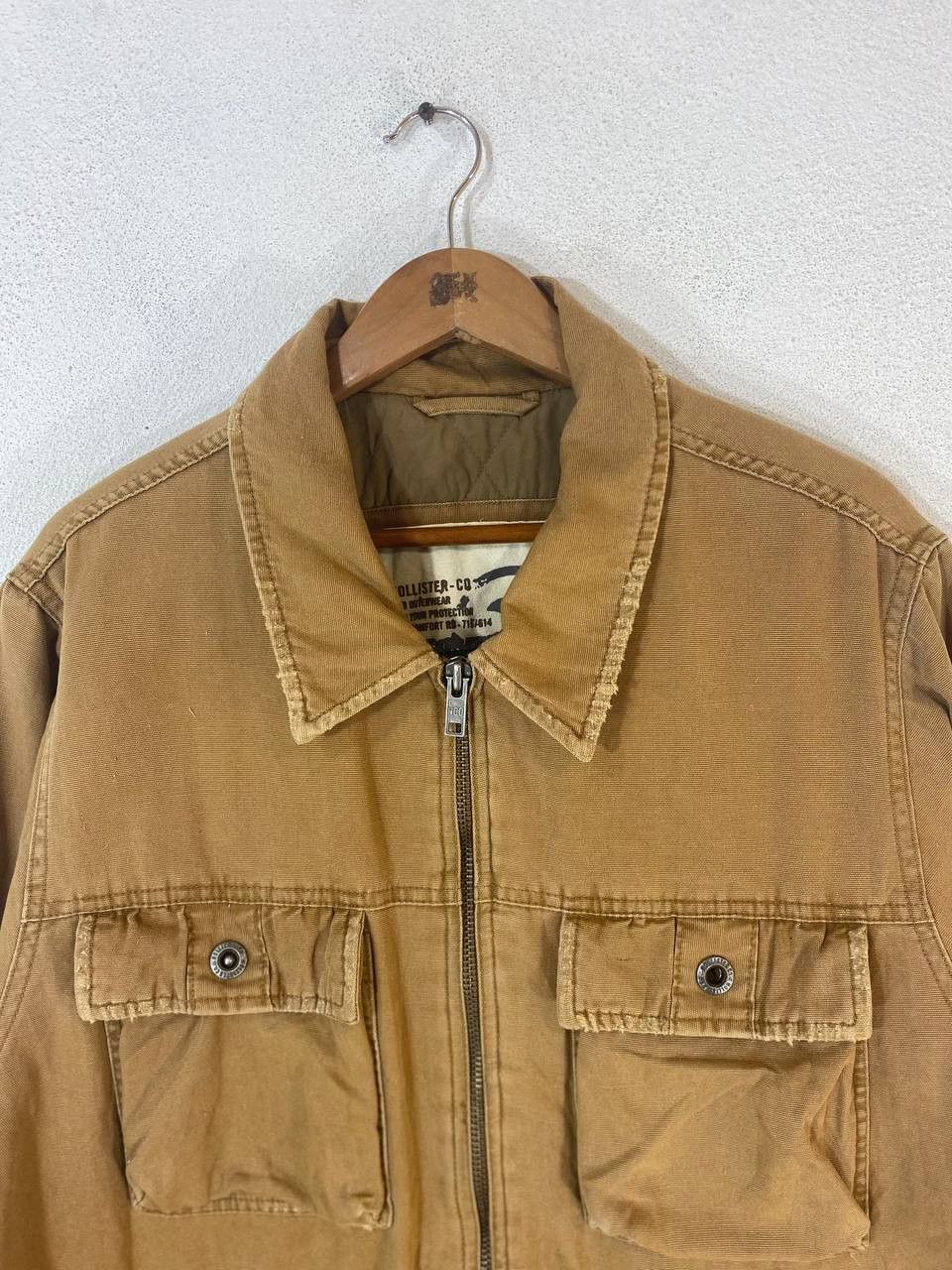 Hollister hollister khakis jacket quilted lining distressed style Size US XL / EU 56 / 4 - 2 Thumbnail