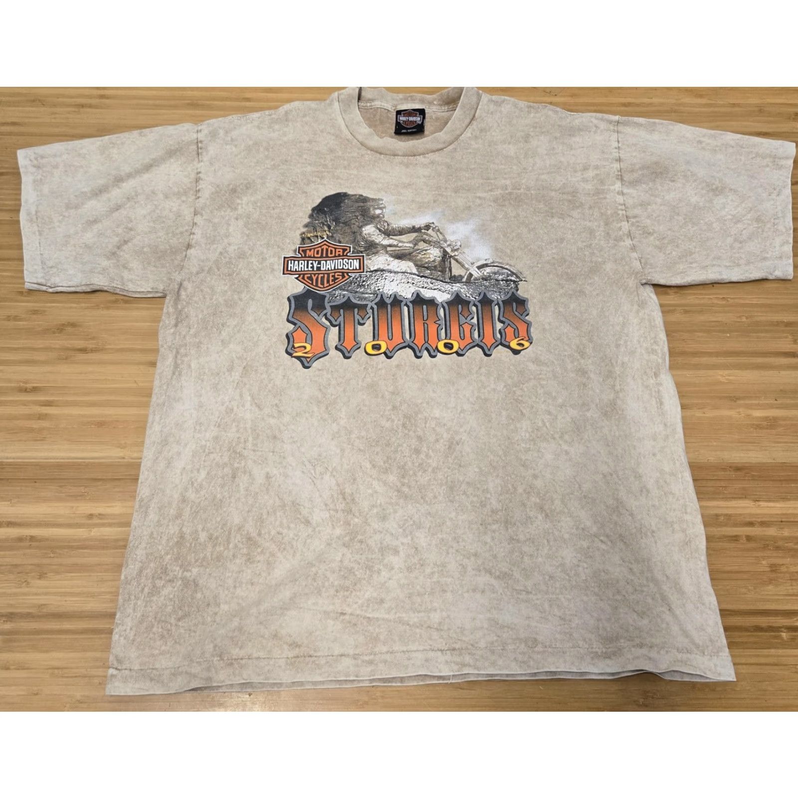 Harley Davidson VINTAGE Harley-Davidson Sturgis Shirt Mens L Black Hills Rapid City SD 2006 Size US L / EU 52-54 / 3 - 2 Thumbnail