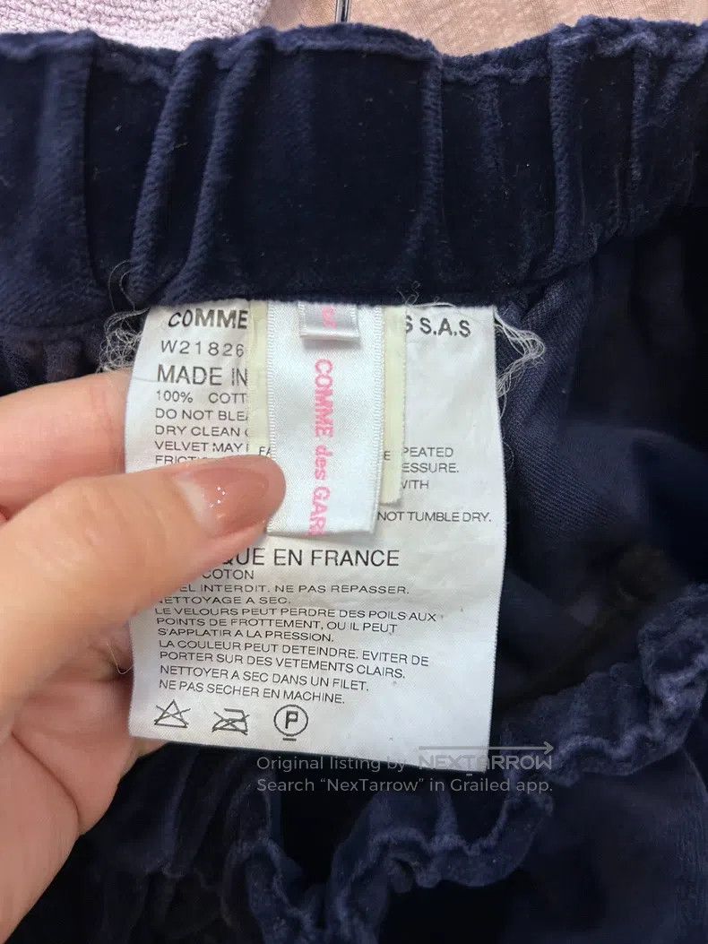 Comme des Garcons Comme Des Garcons size S Velvet Skirt Size 22" - 2 Thumbnail