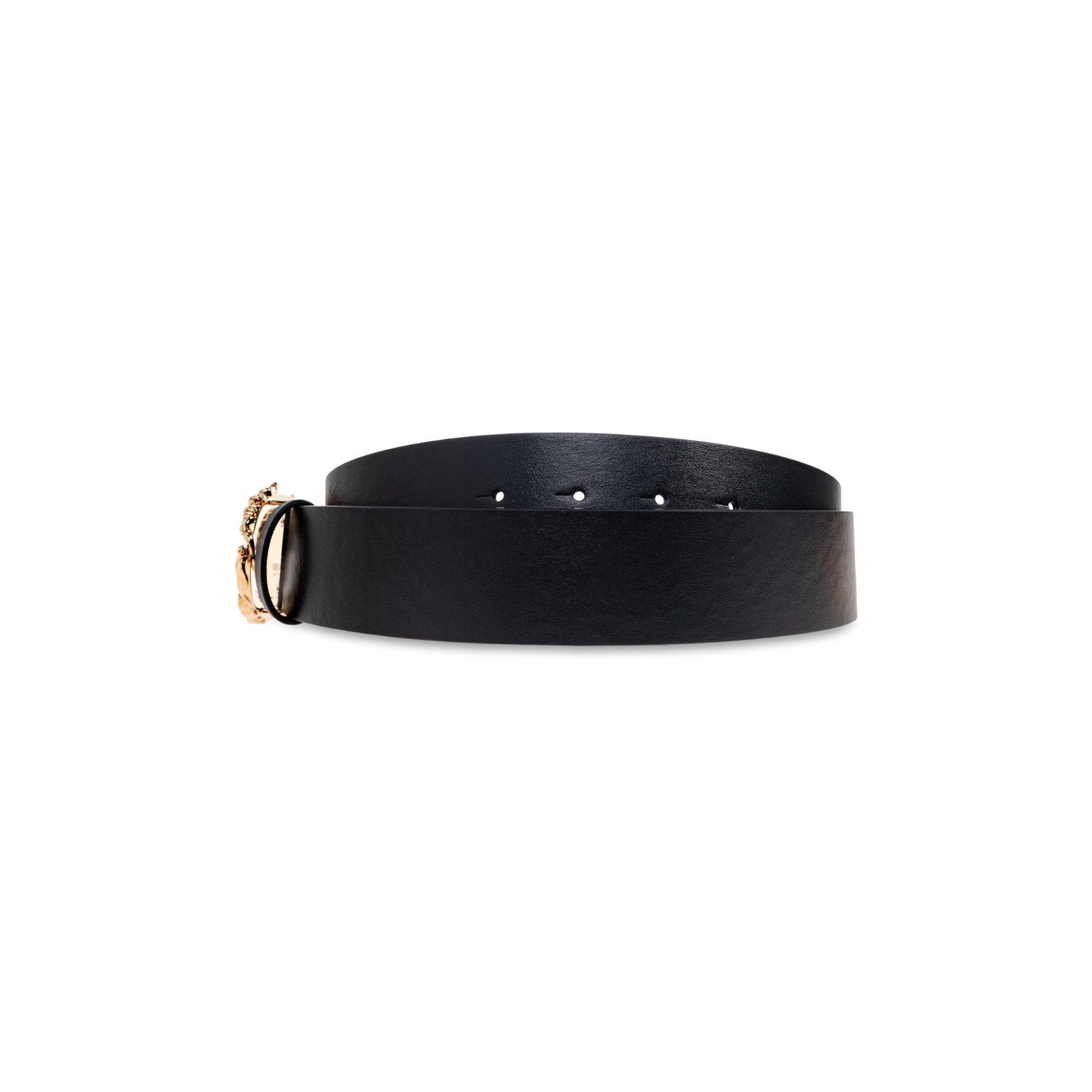 Versace VERSACE Black Leather Belt New & Authentic (Men's size:90;) Size ONE SIZE - 2 Thumbnail